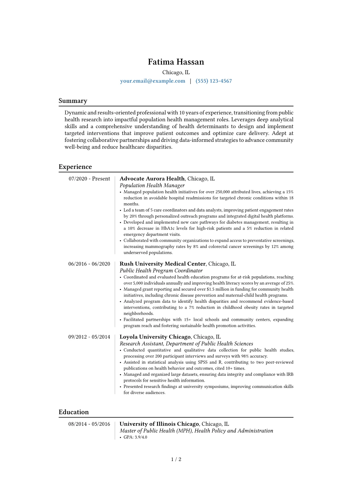 Career changer version - Page 1