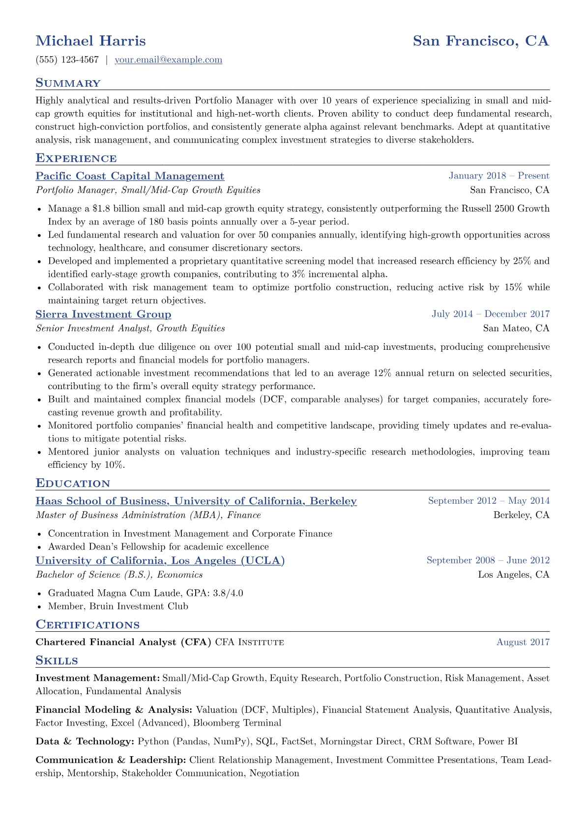 Small/Mid-Cap Growth version - Page 1