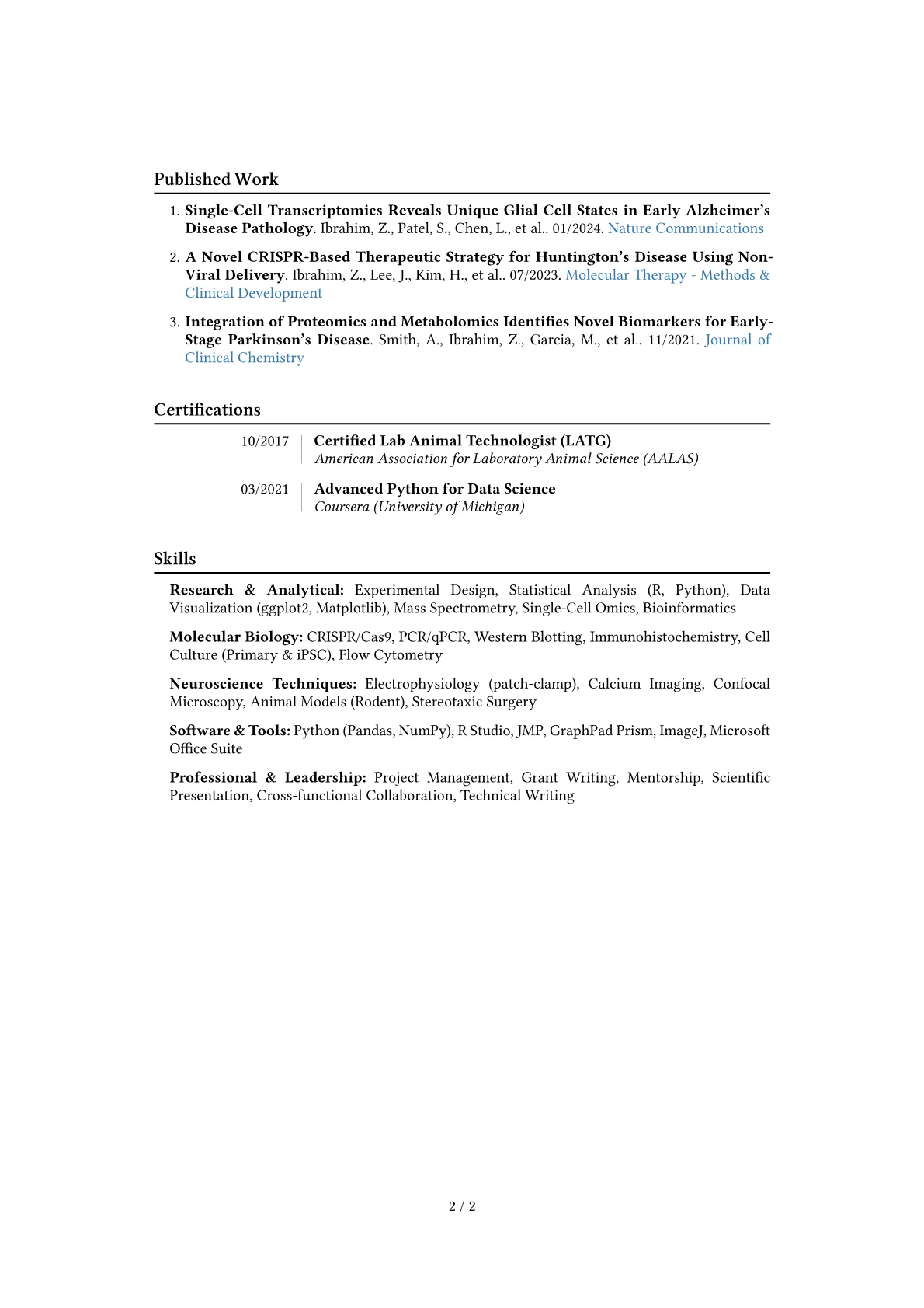 Career changer version - Page 2