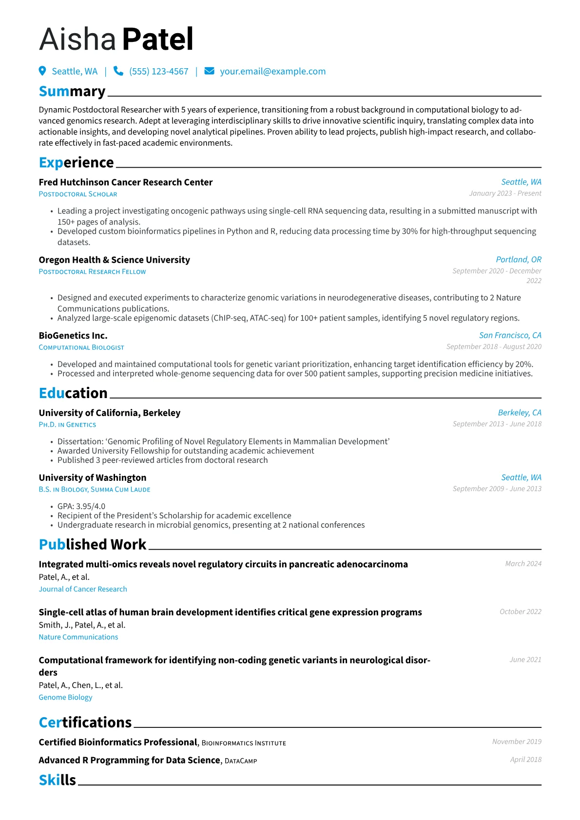 Career changer version - Page 1