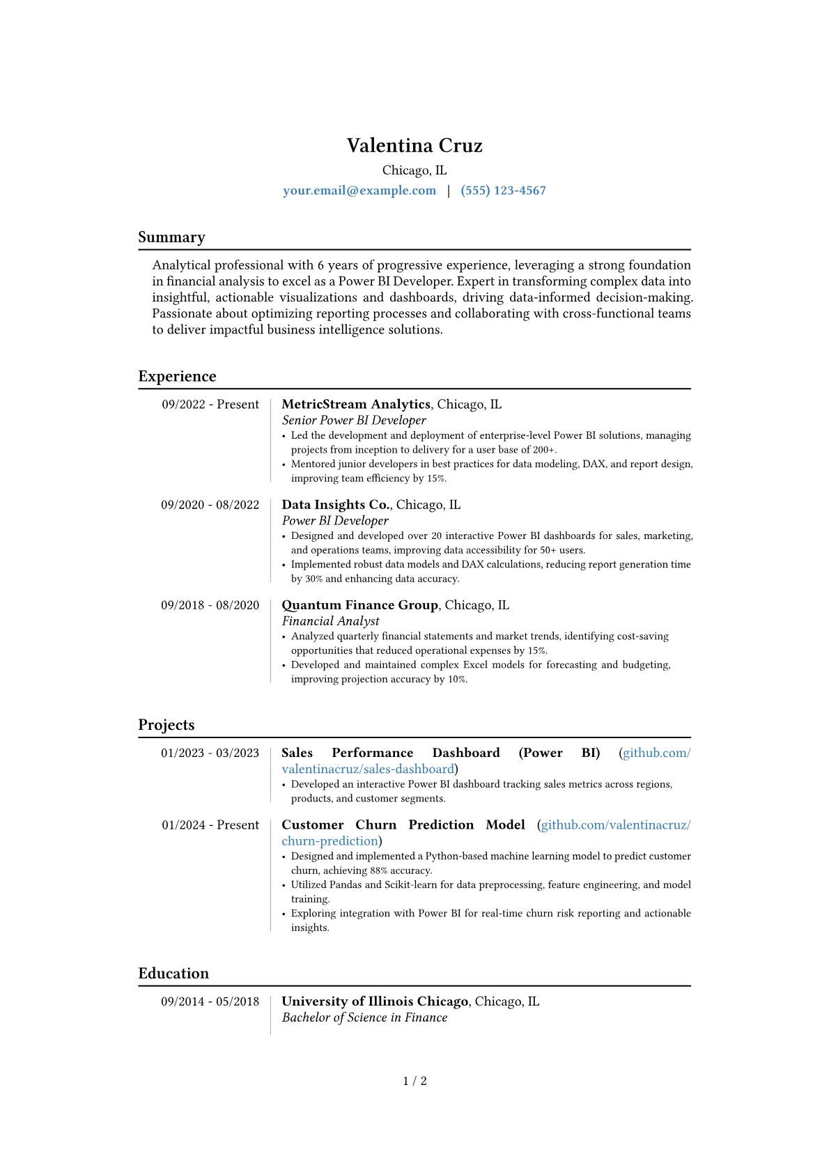 Career changer version - Page 1