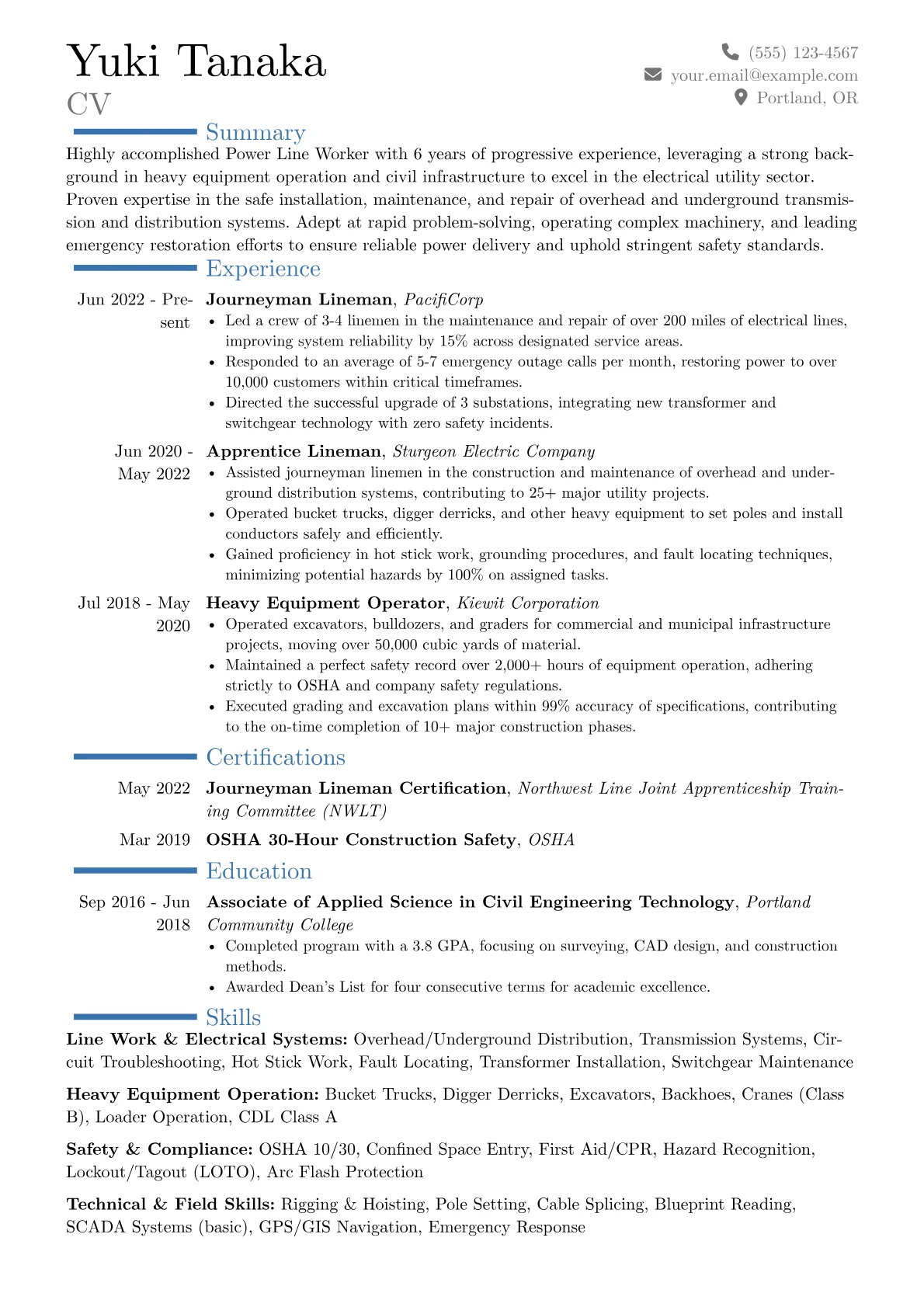 Career changer version - Page 1