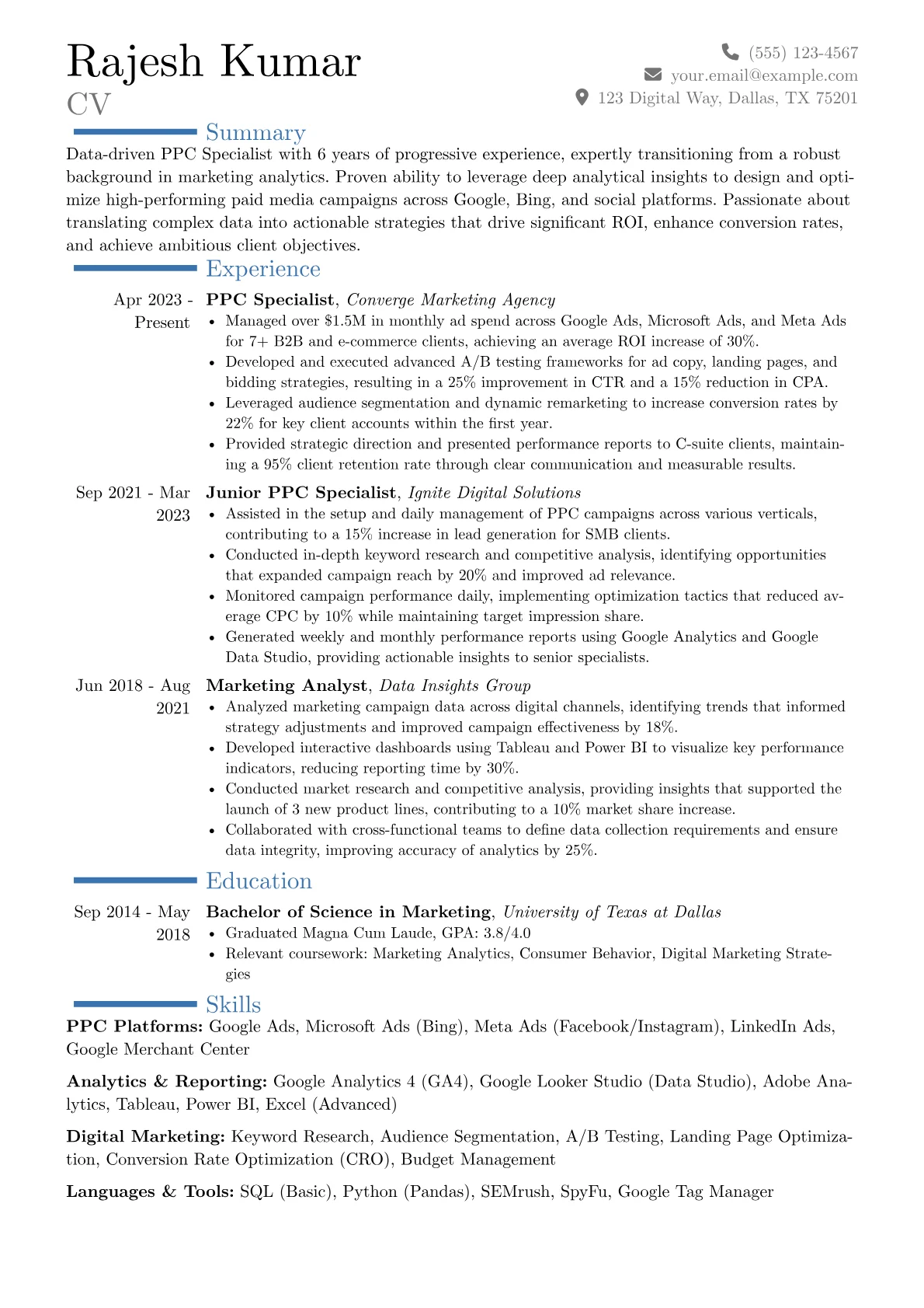 Career changer version - Page 1