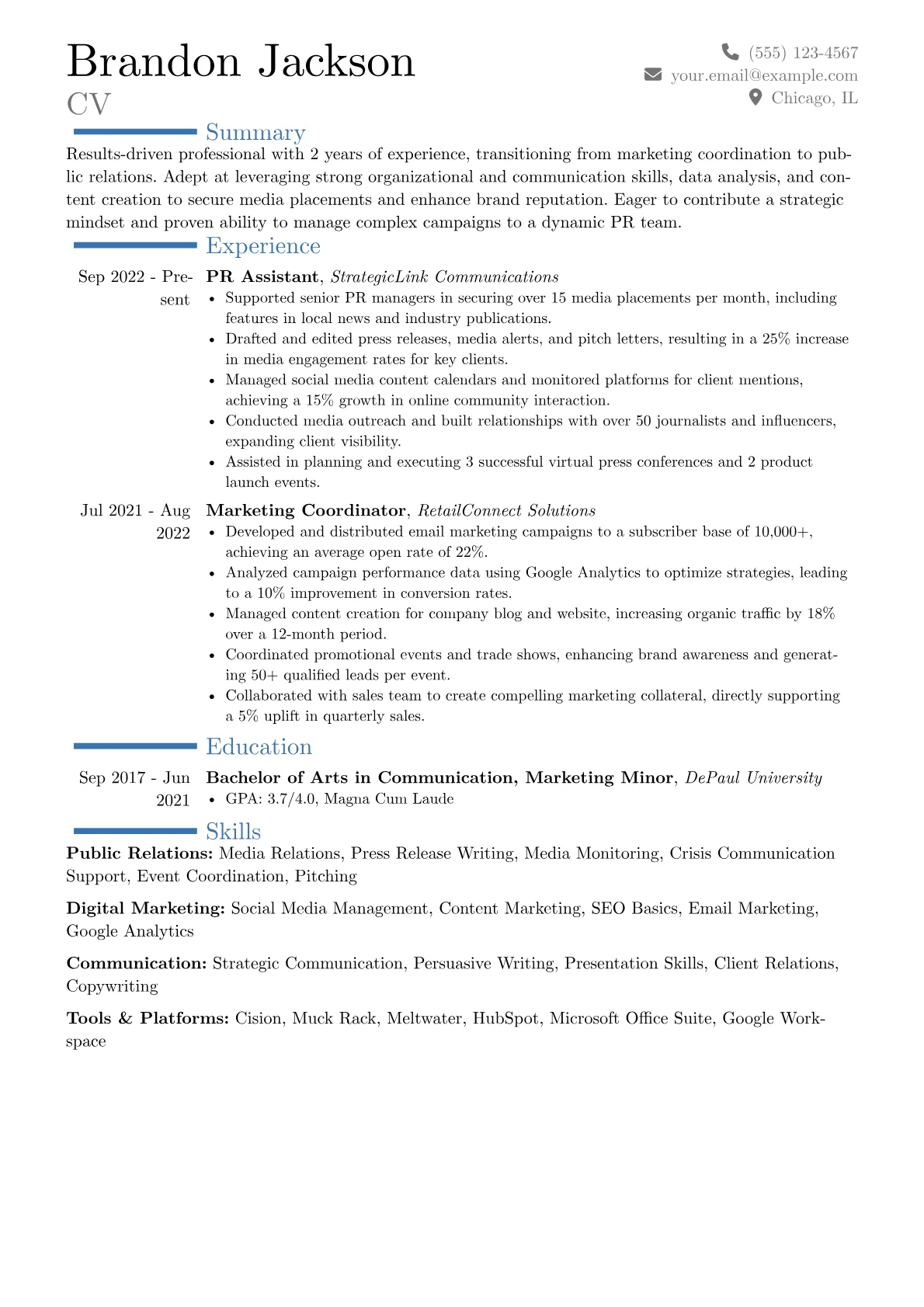 Career changer version - Page 1