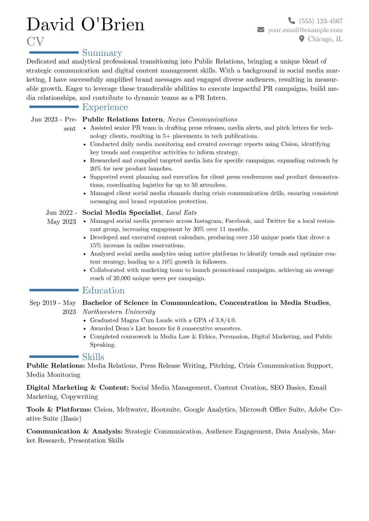 Career changer version - Page 1