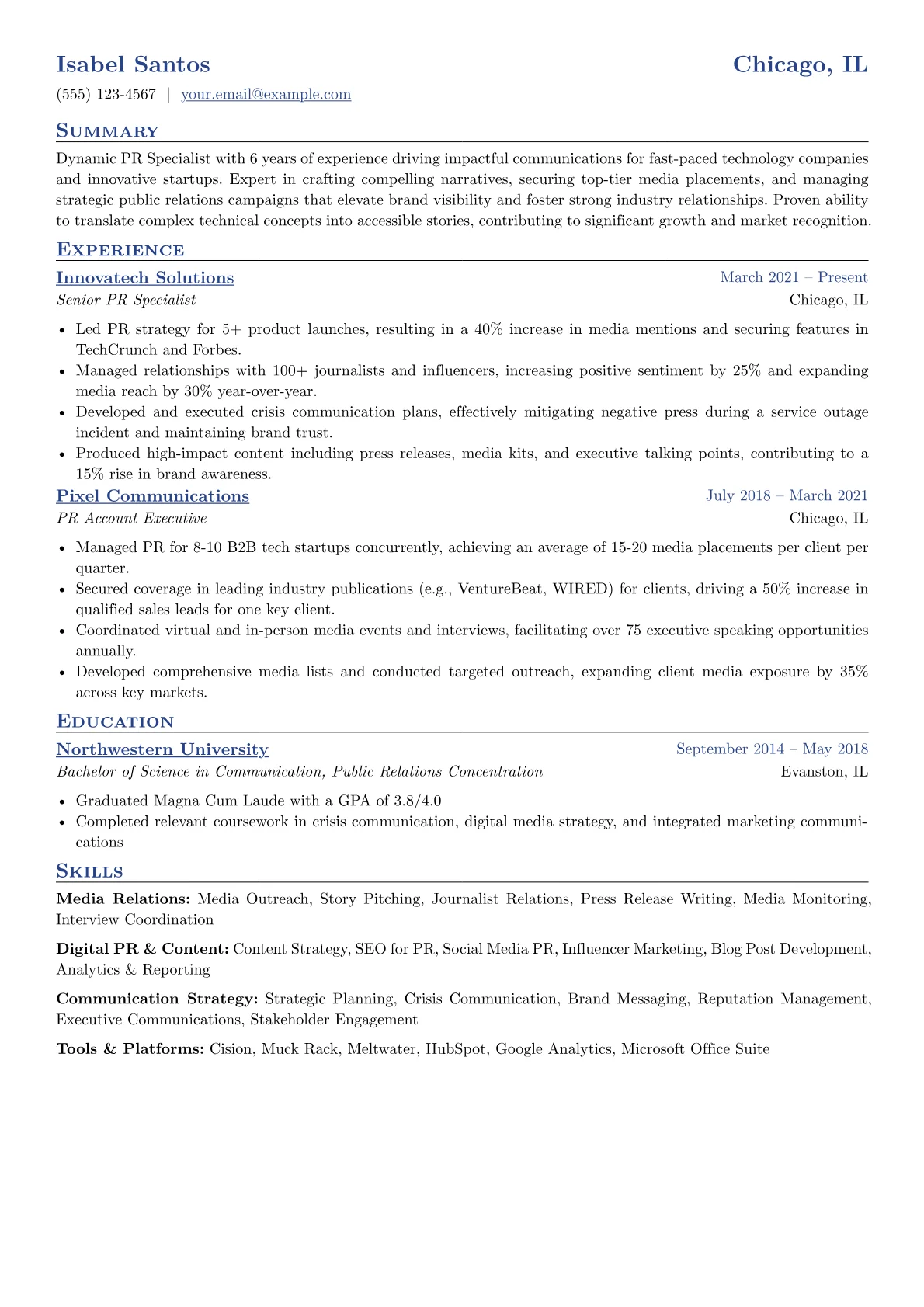 Tech PR Focus version - Page 1