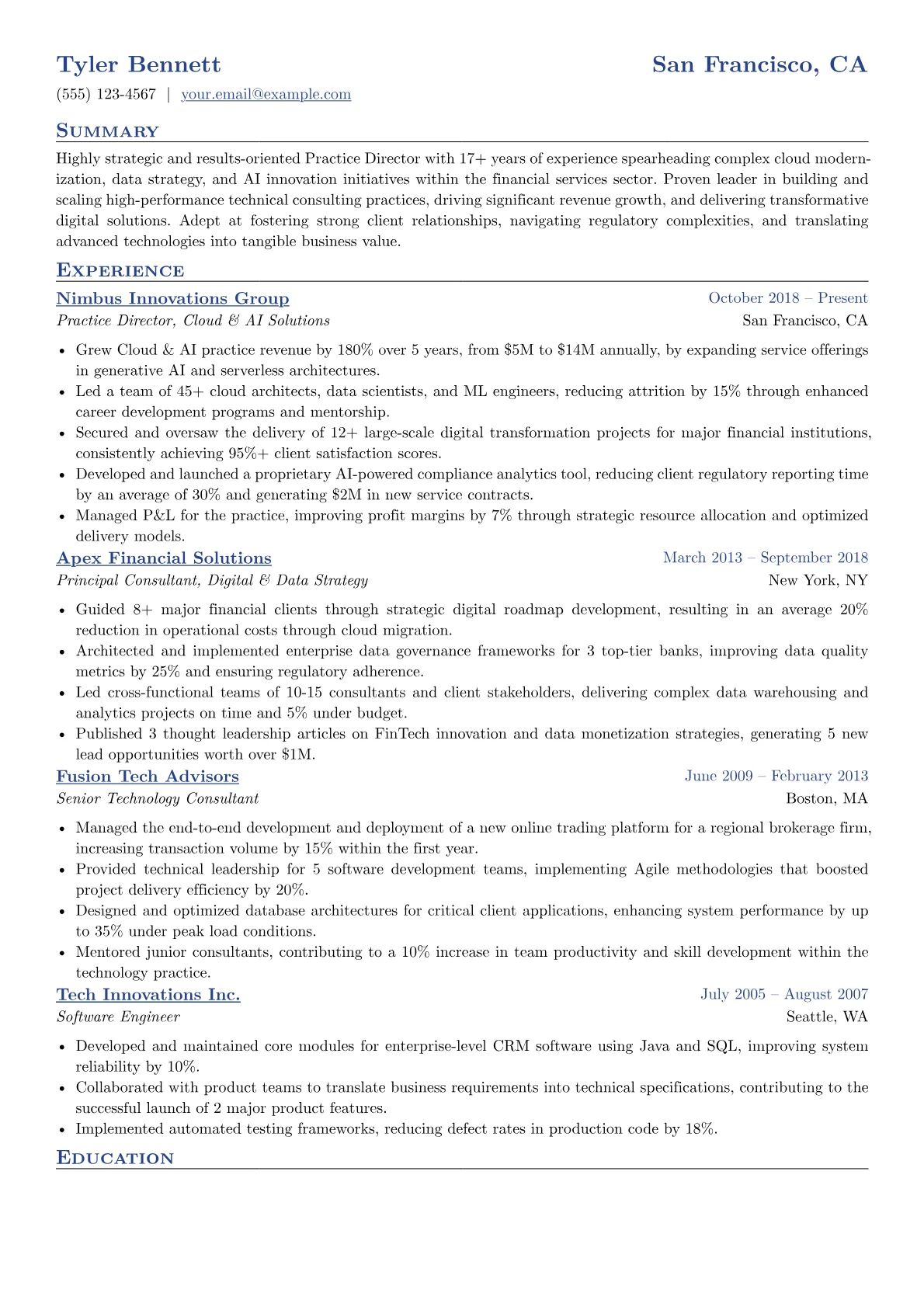 Practice Director version - Page 1
