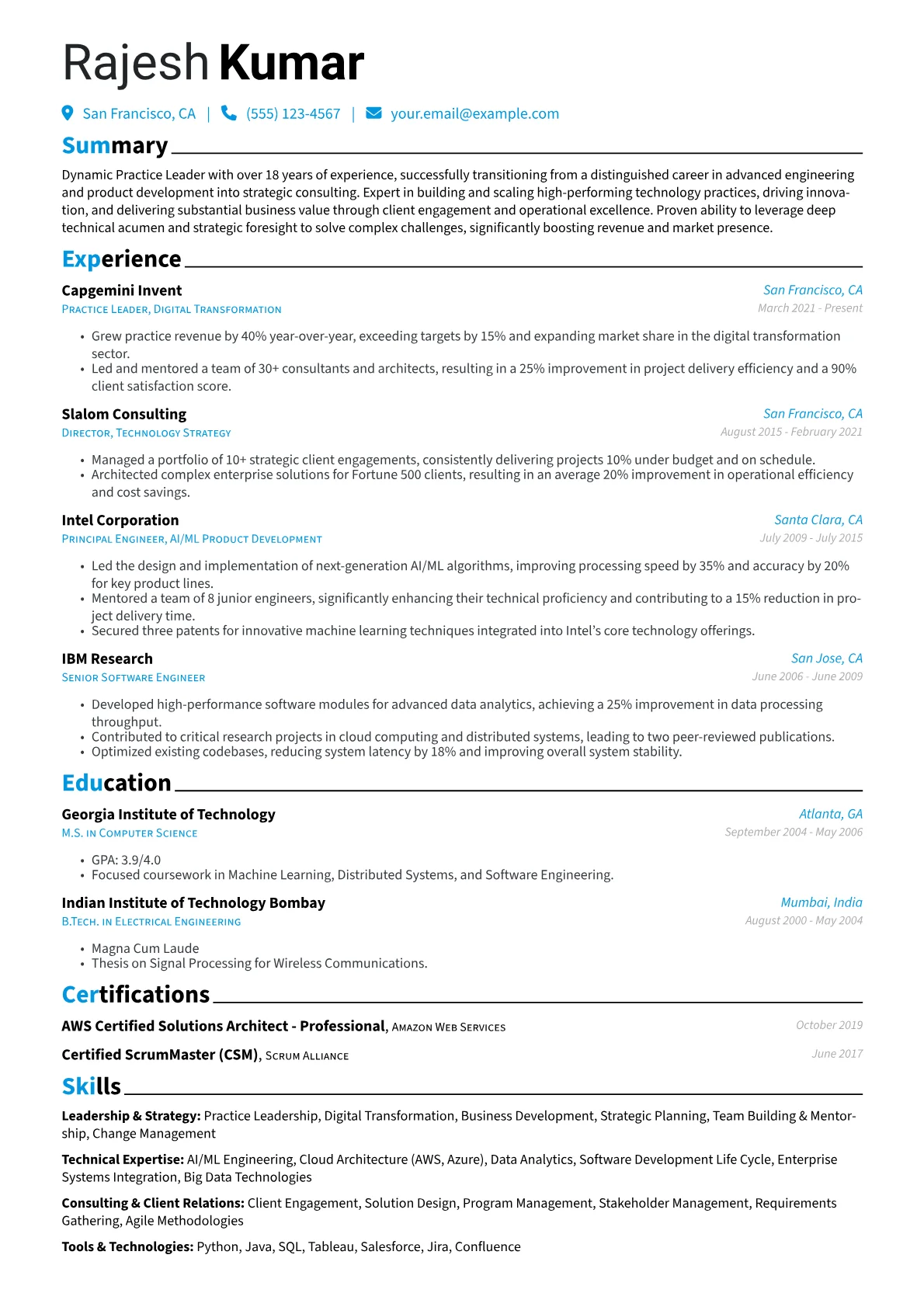 Career changer version - Page 1