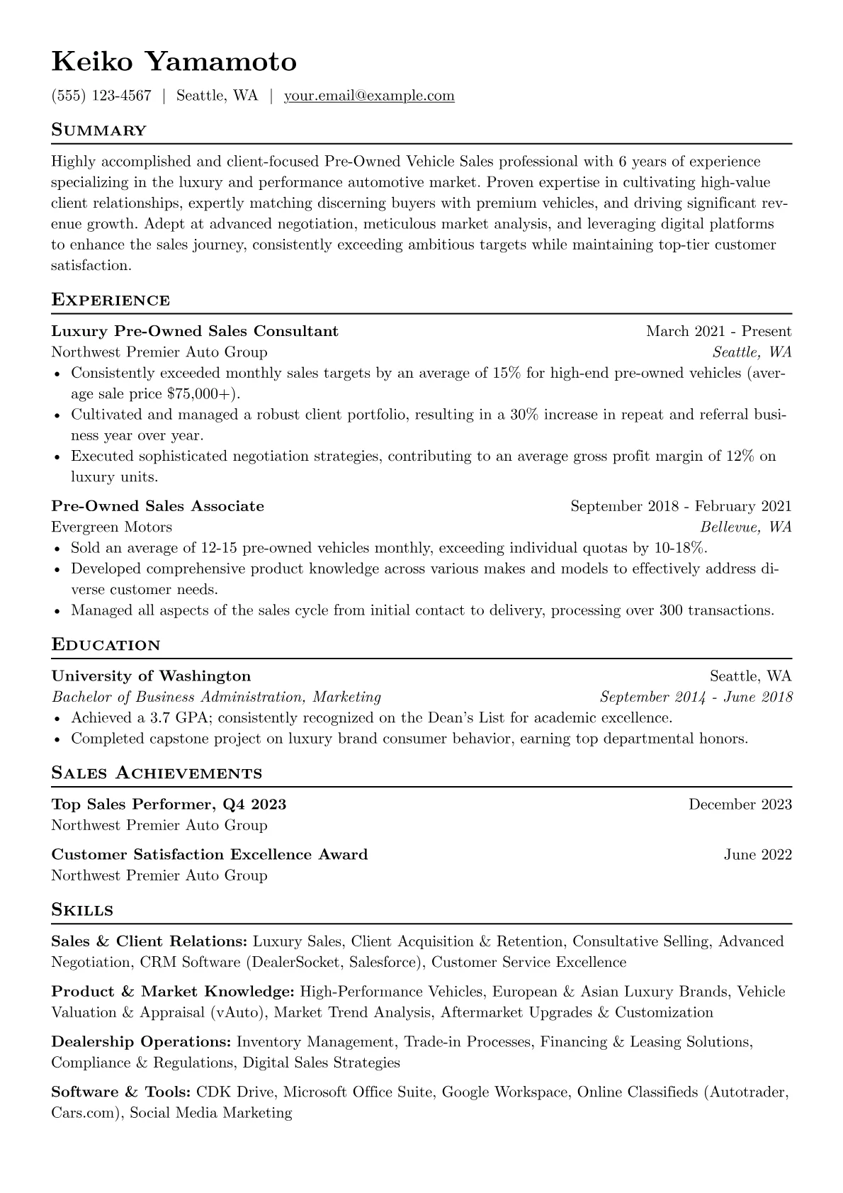 Luxury/Performance version - Page 1