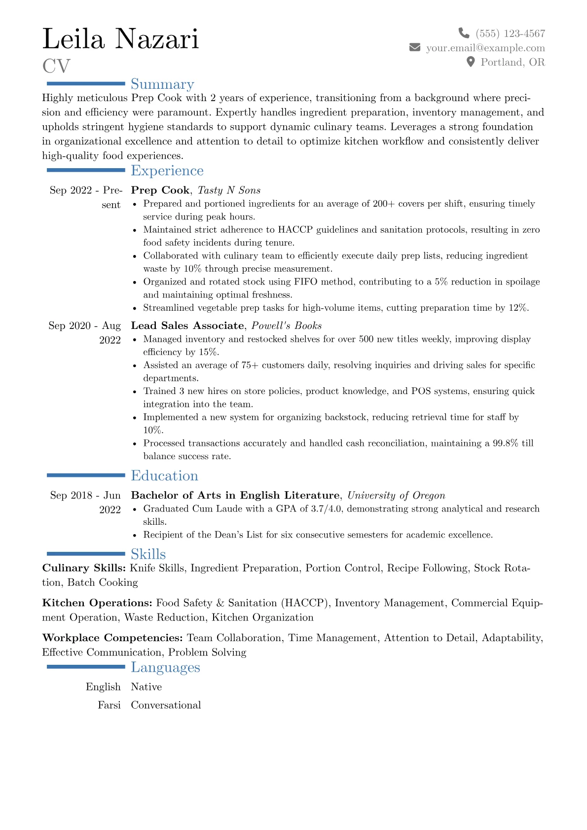 Career changer version - Page 1