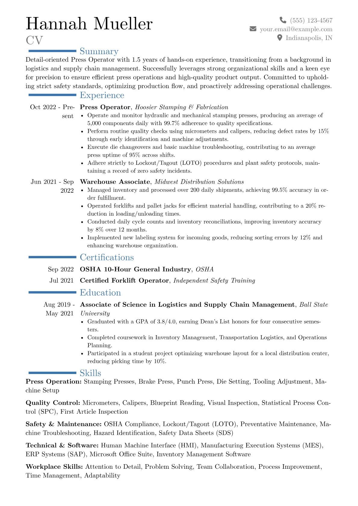 Career changer version - Page 1