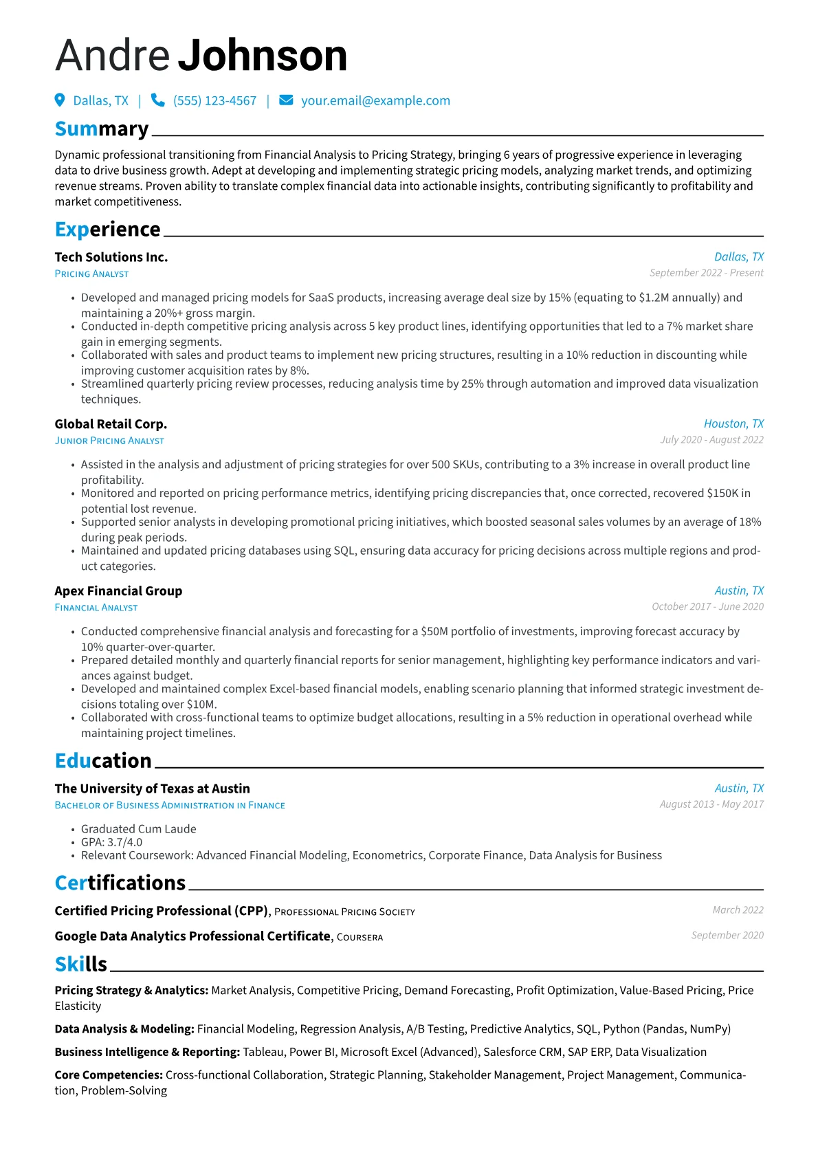 Career changer version - Page 1