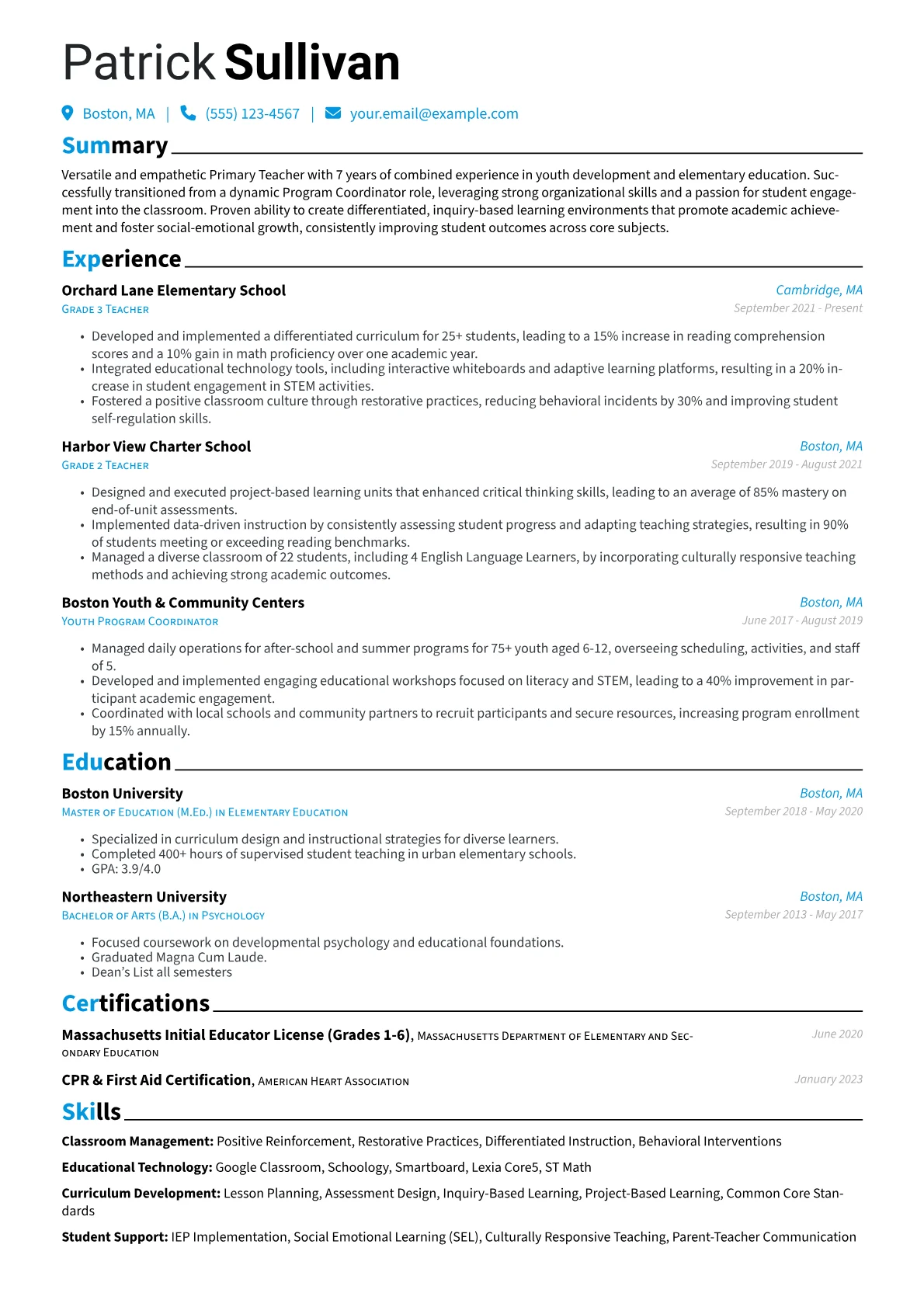 Career changer version - Page 1