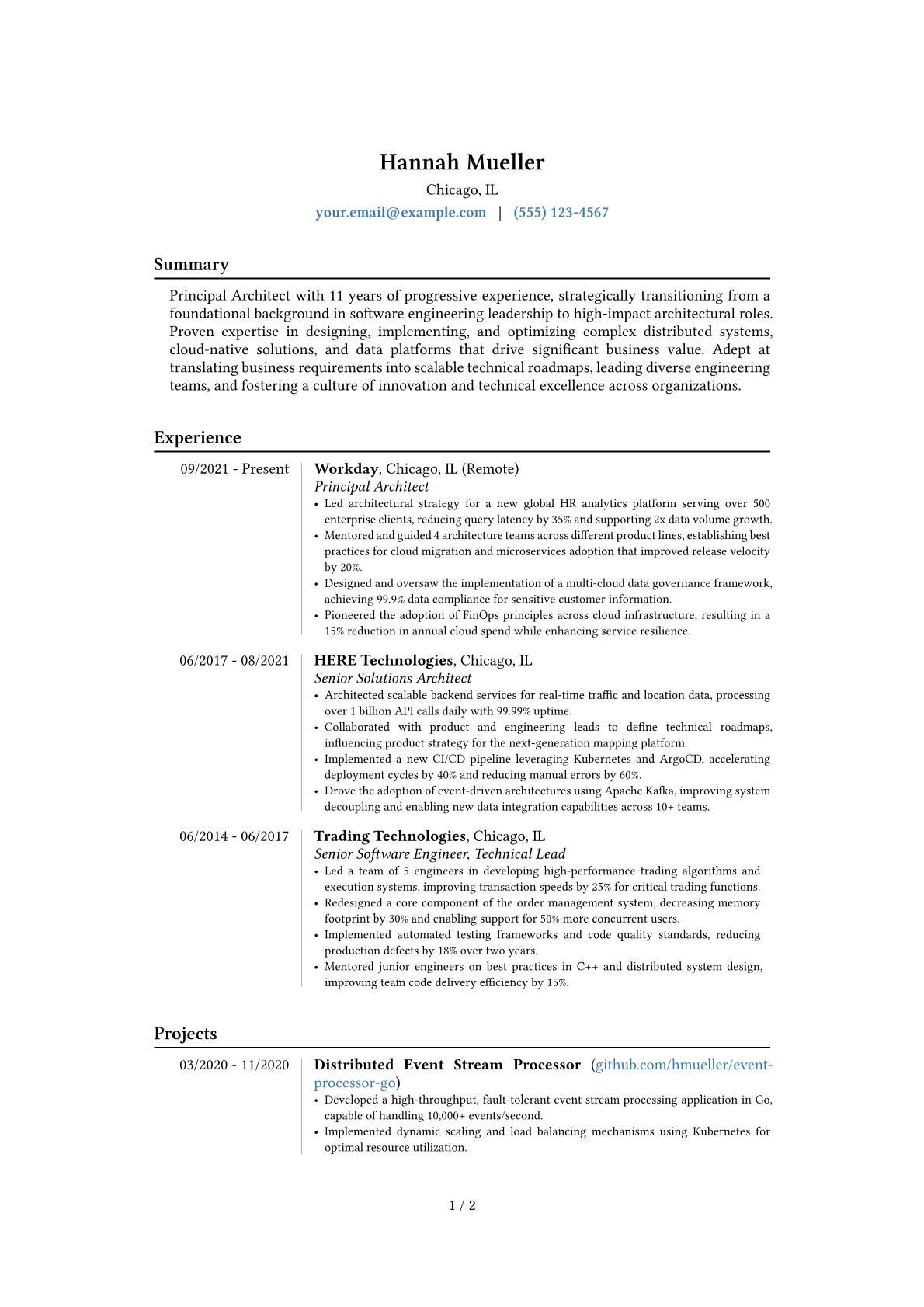 Career changer version - Page 1