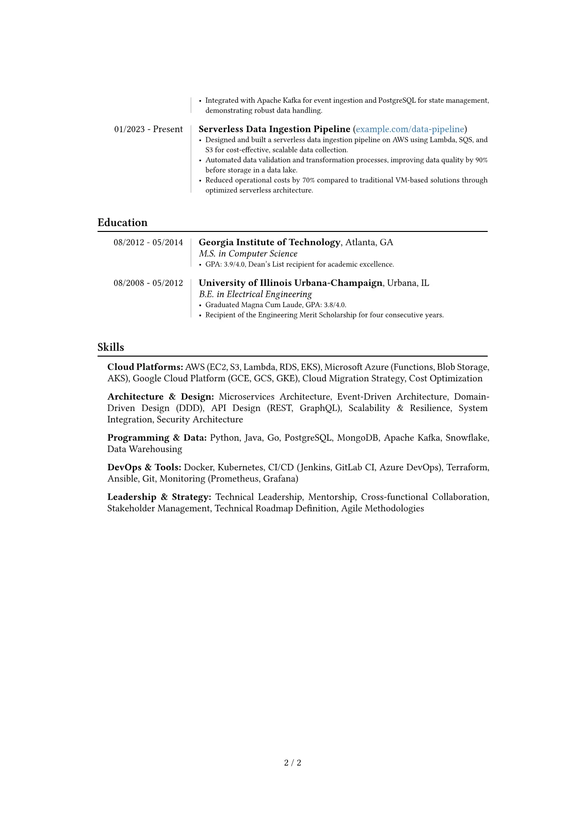 Career changer version - Page 2