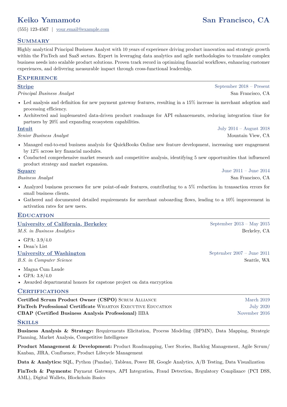 FinTech Product Focus version - Page 1