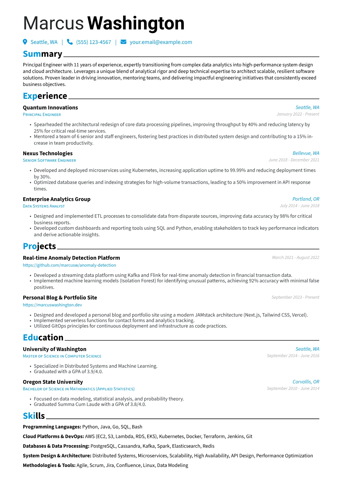 Career changer version - Page 1