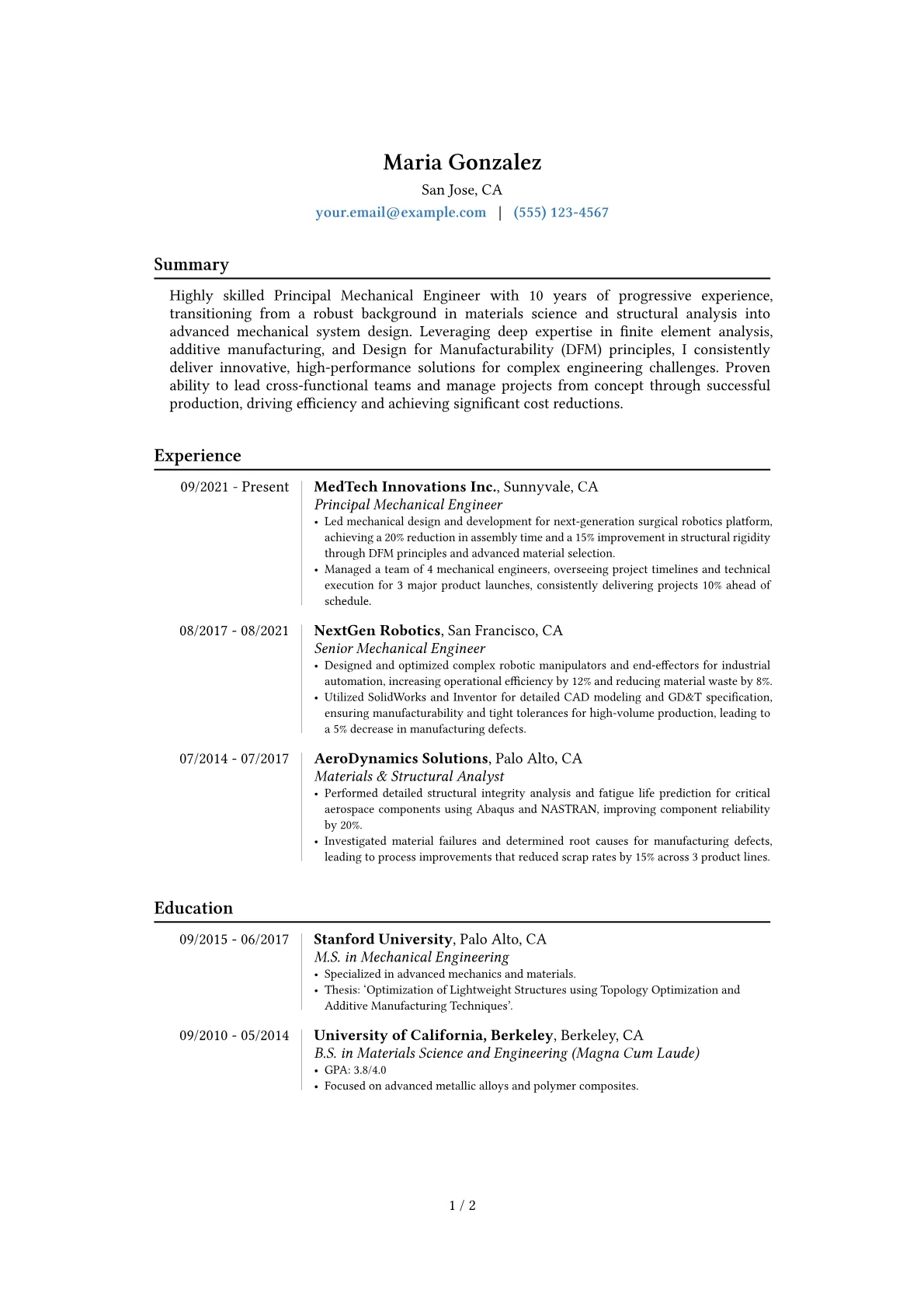 Career changer version - Page 1