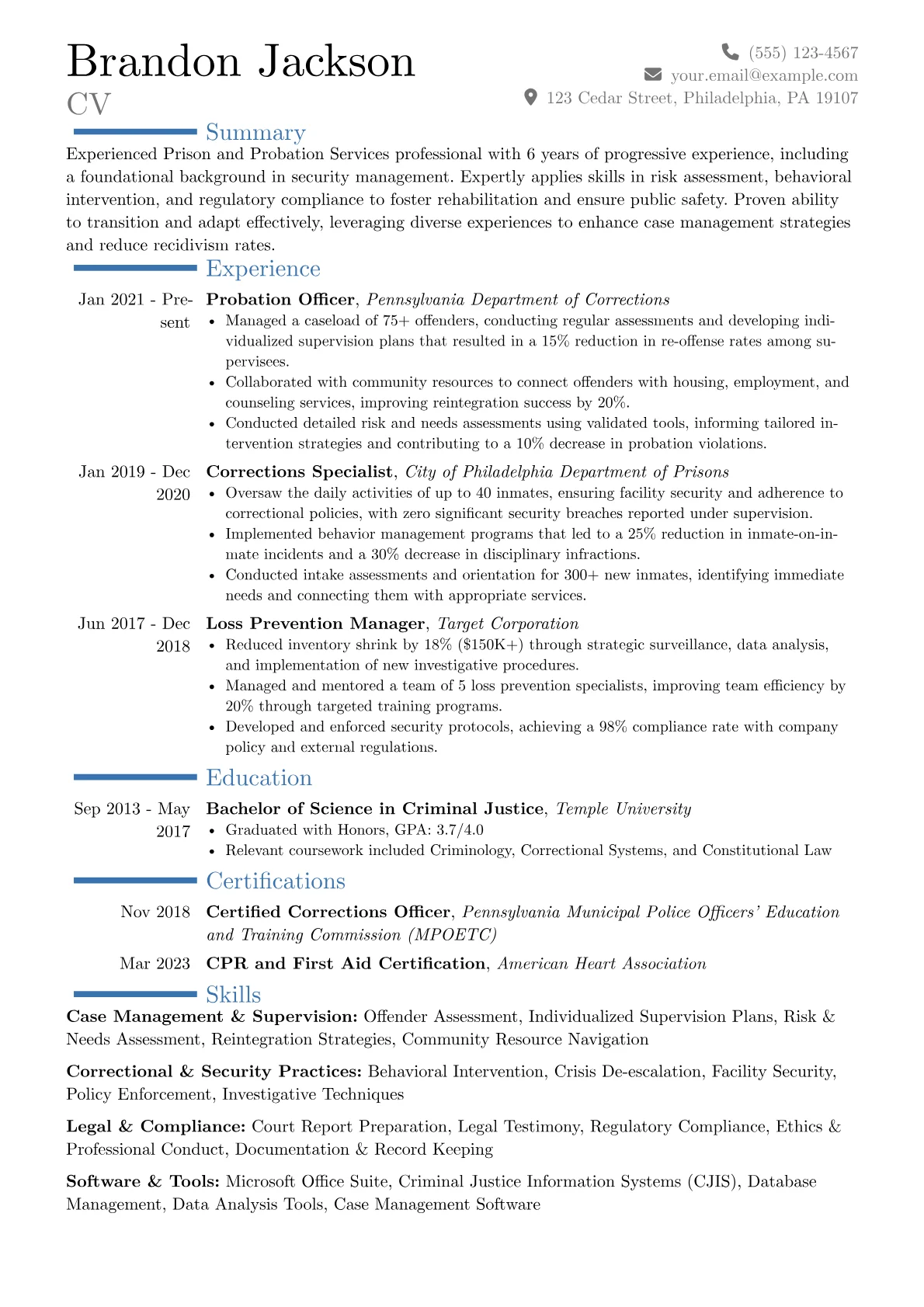 Career changer version - Page 1