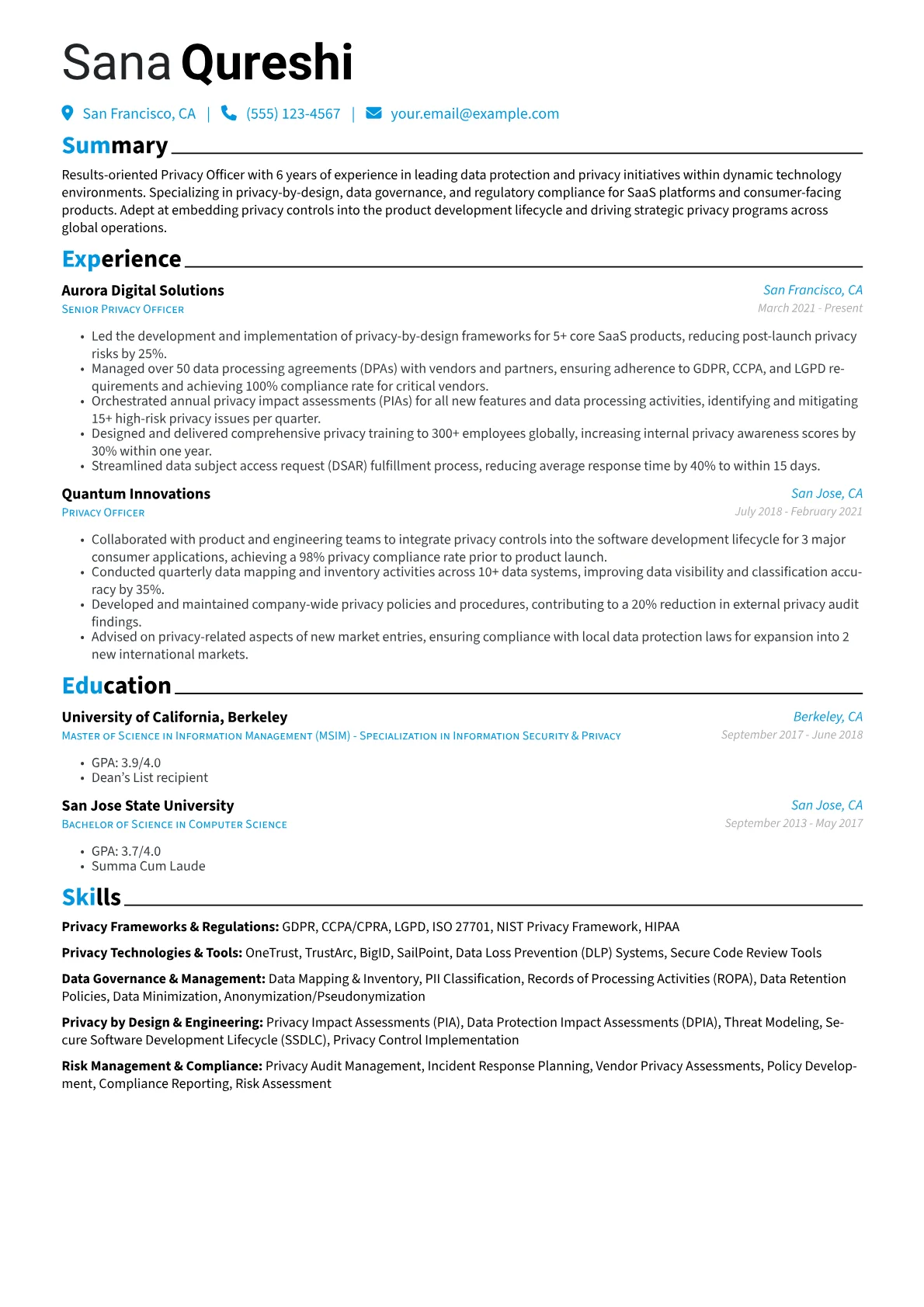 Privacy Officer - Tech version - Page 1