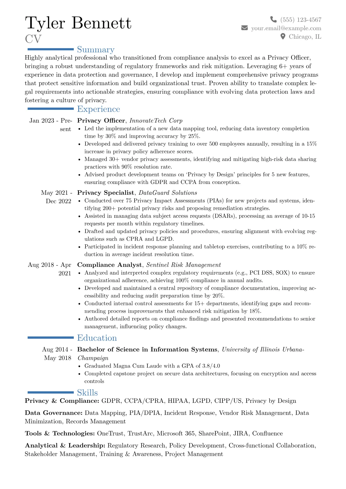 Career changer version - Page 1