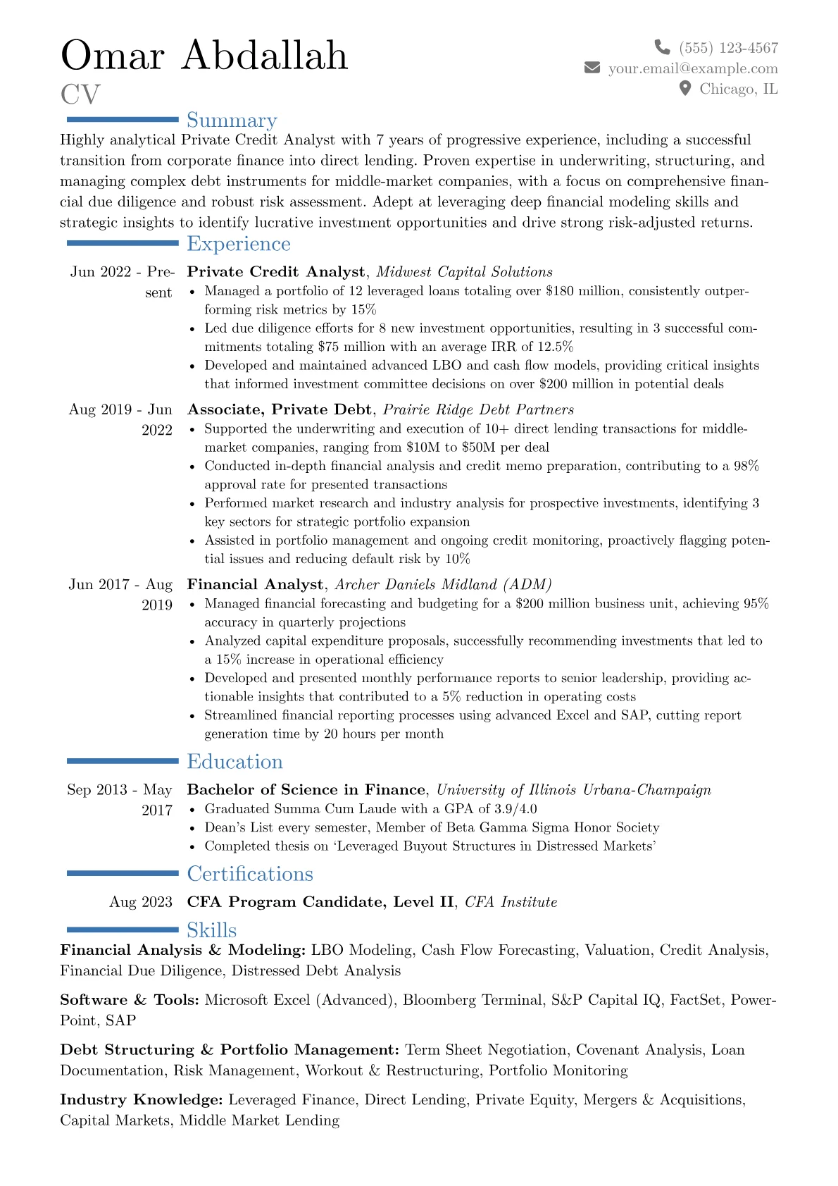 Career changer version - Page 1