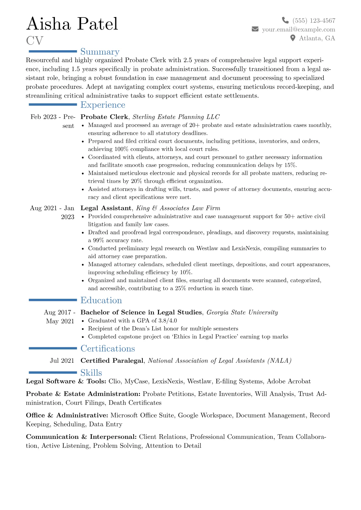 Career changer version - Page 1