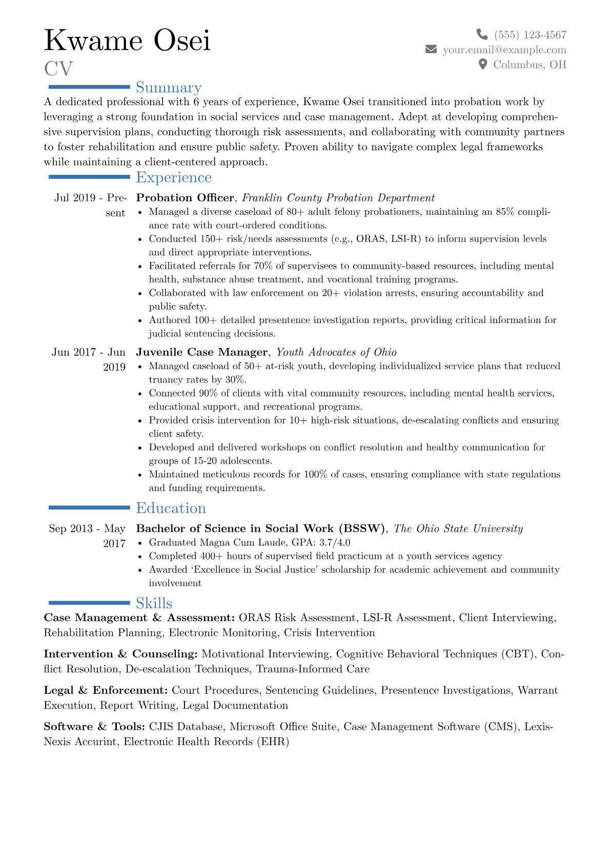 Career changer version - Page 1
