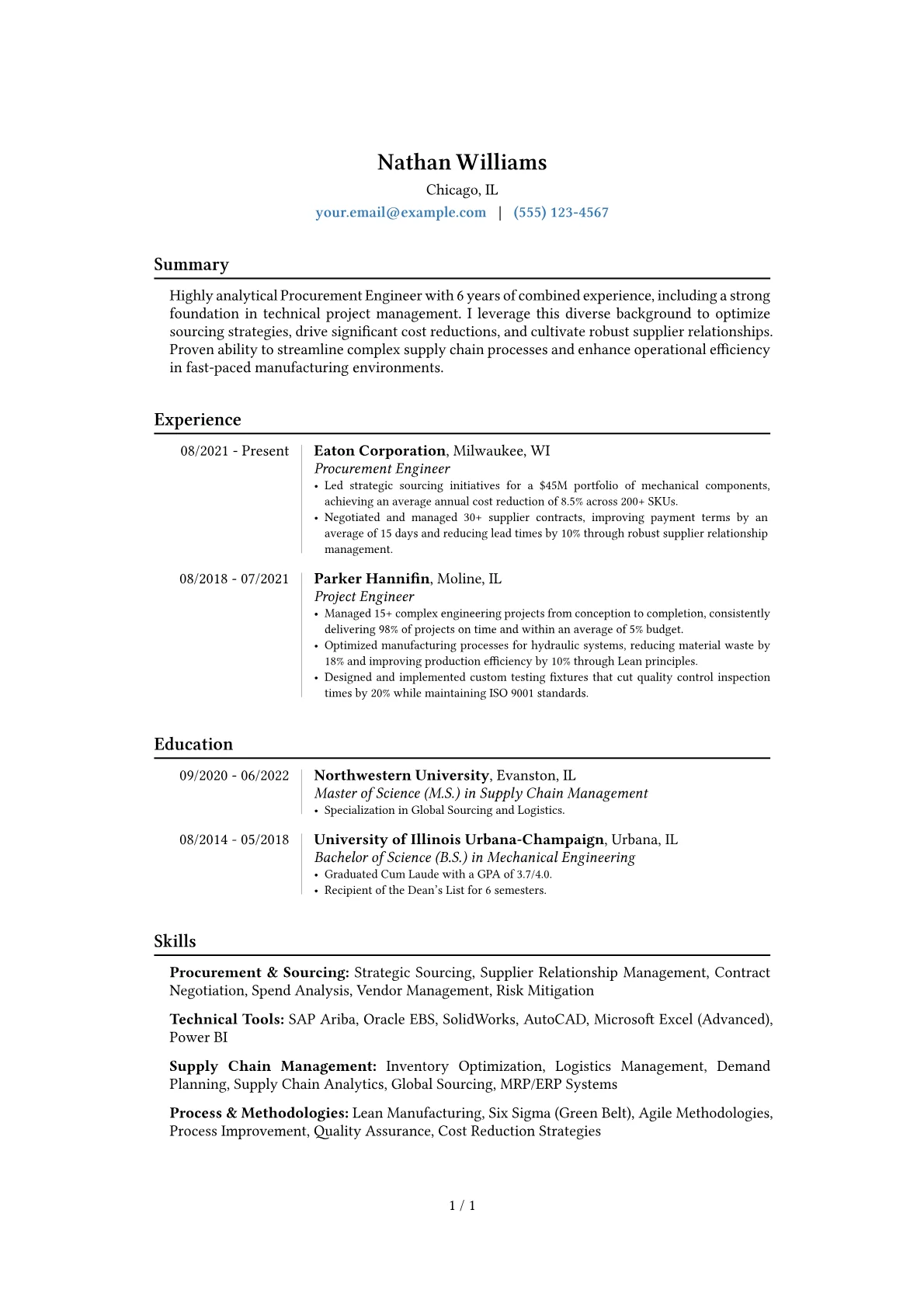 Career changer version - Page 1