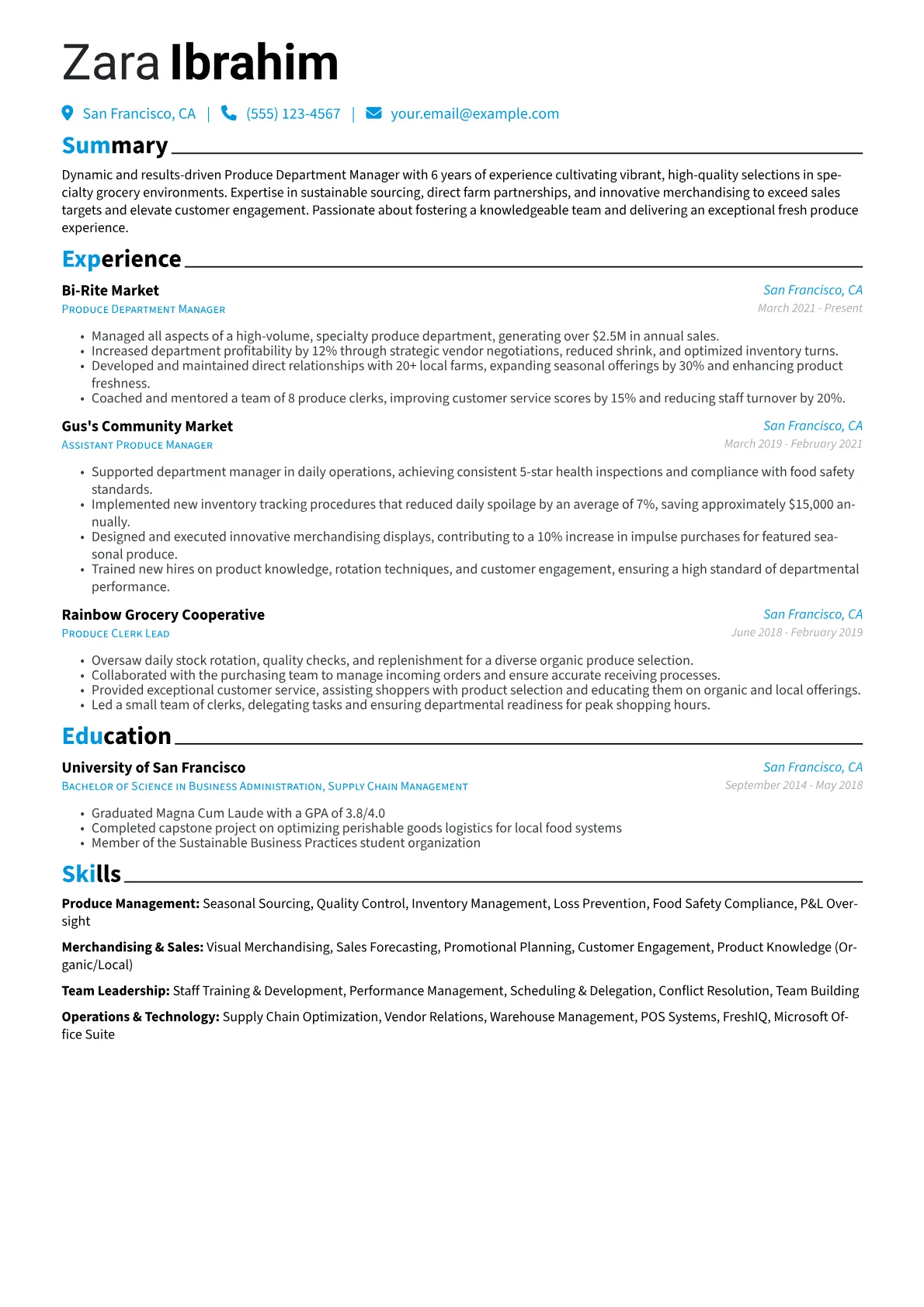 Specialty Grocery version - Page 1