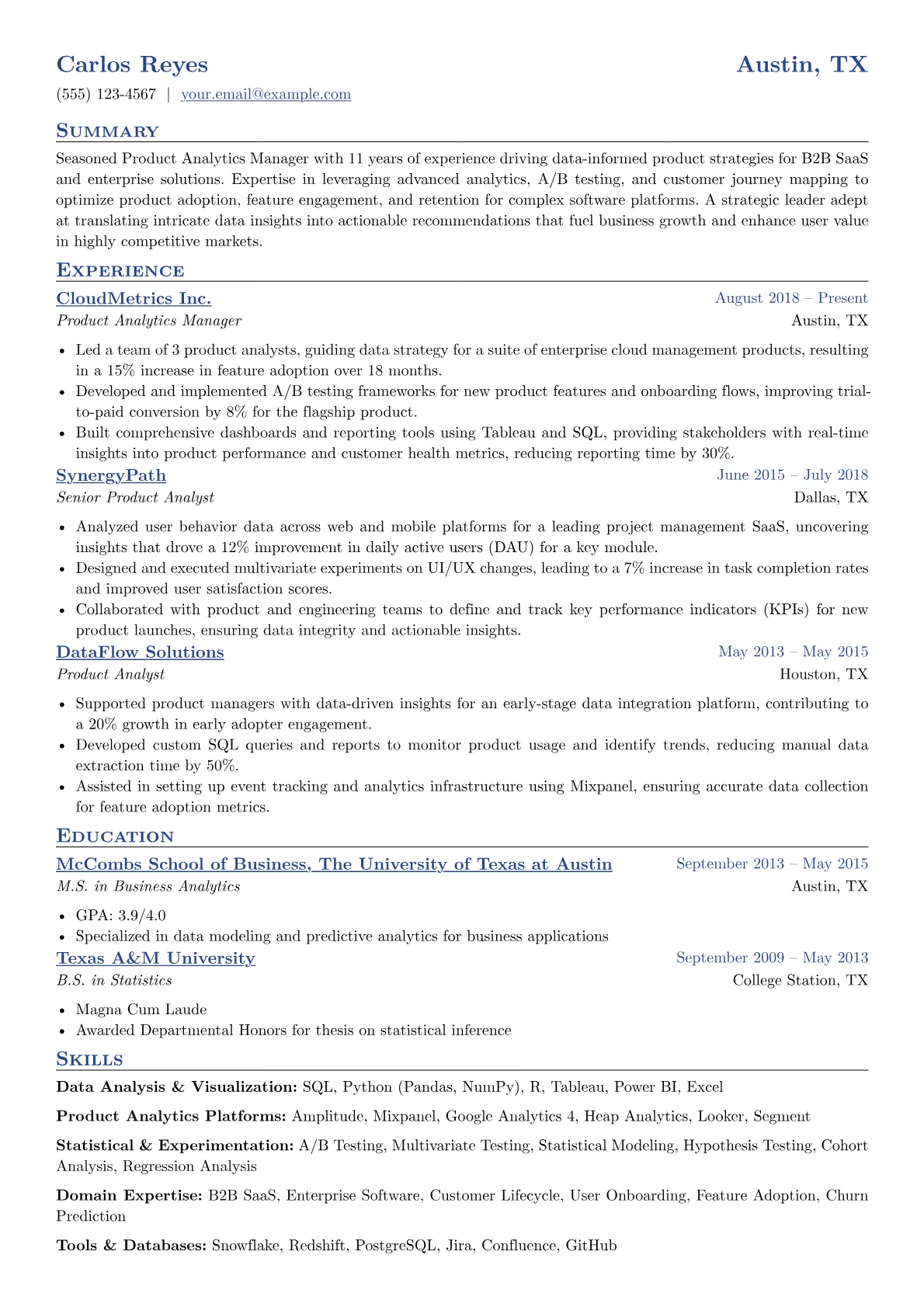 B2B SaaS Product version - Page 1