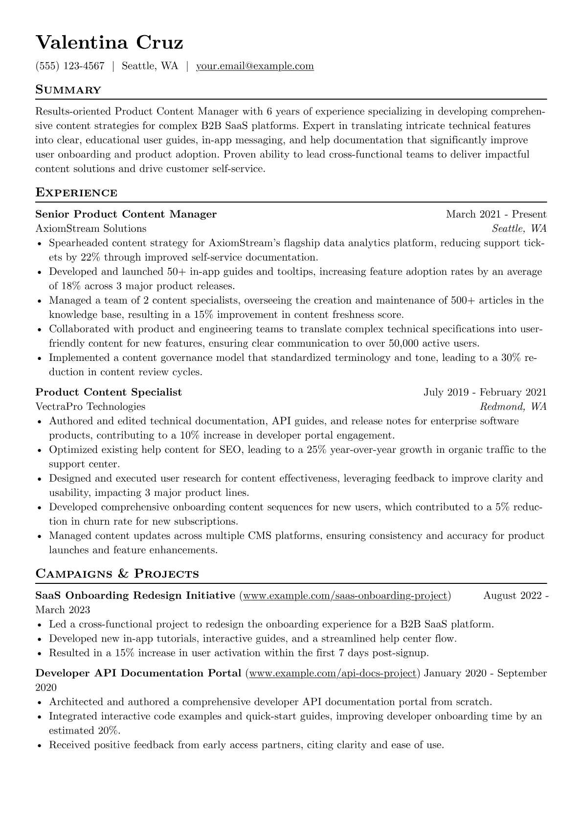 B2B SaaS & Technical version - Page 1