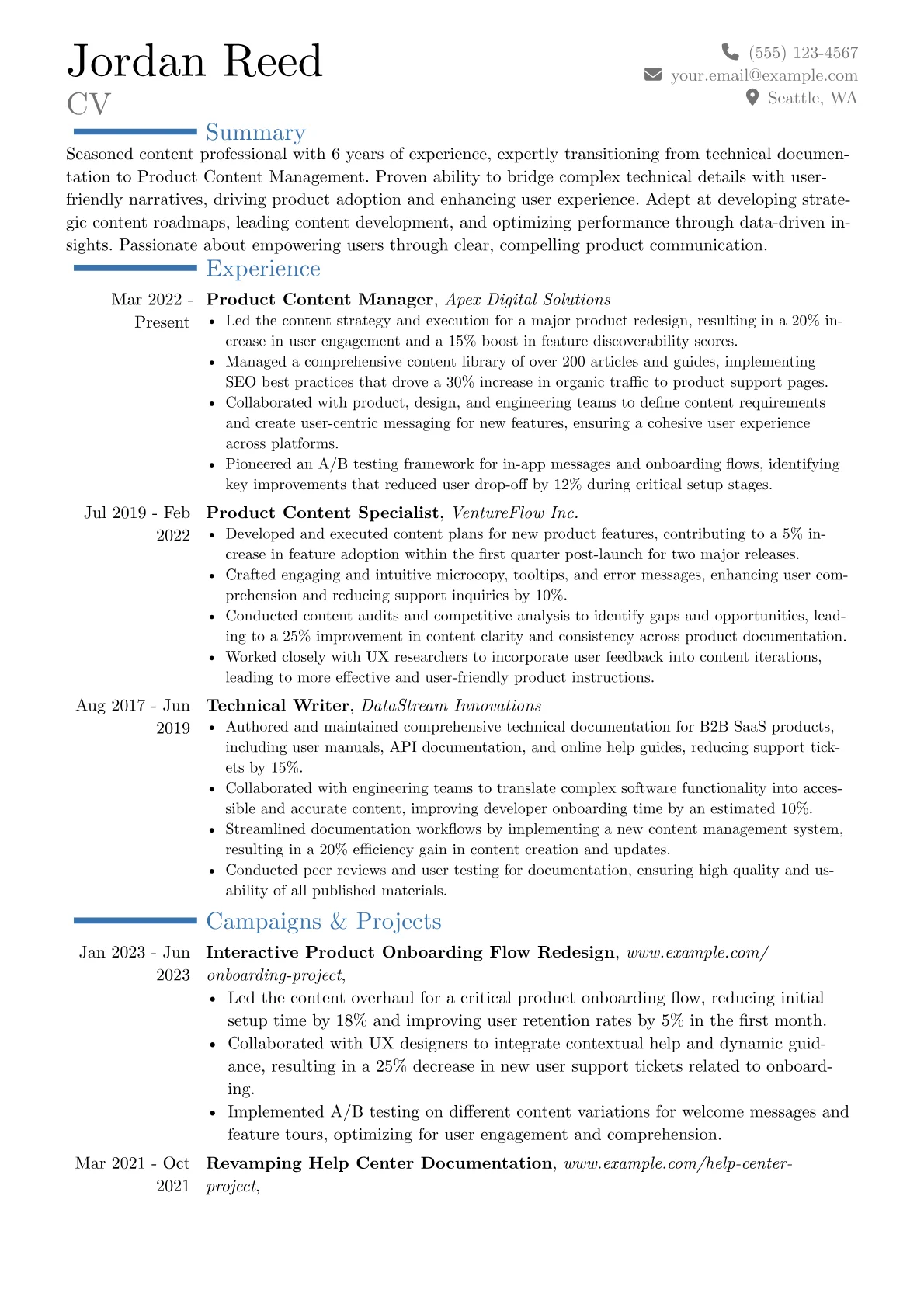Career changer version - Page 1