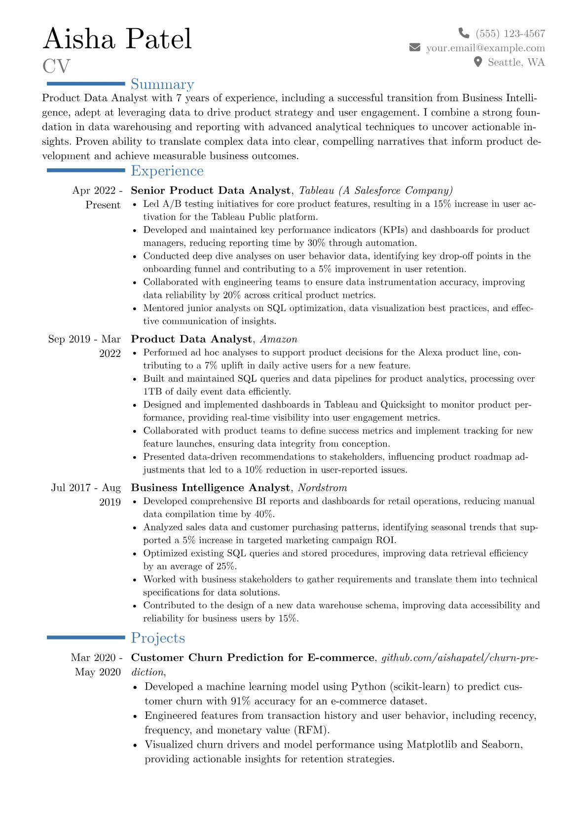 Career changer version - Page 1