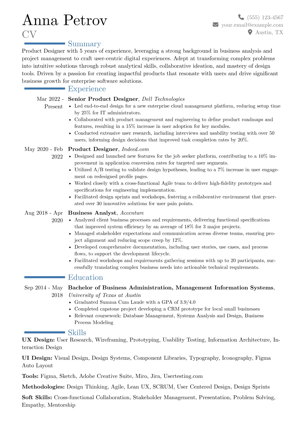 Career changer version - Page 1