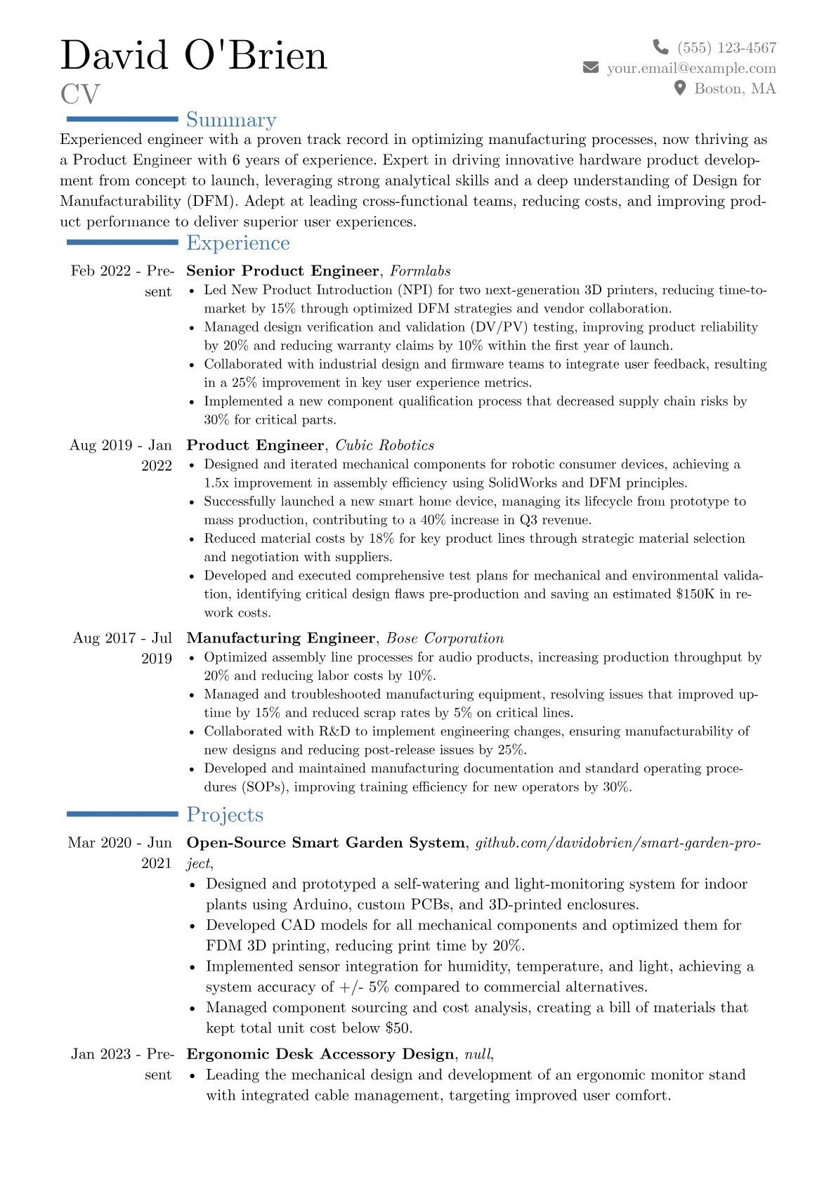 Career changer version - Page 1