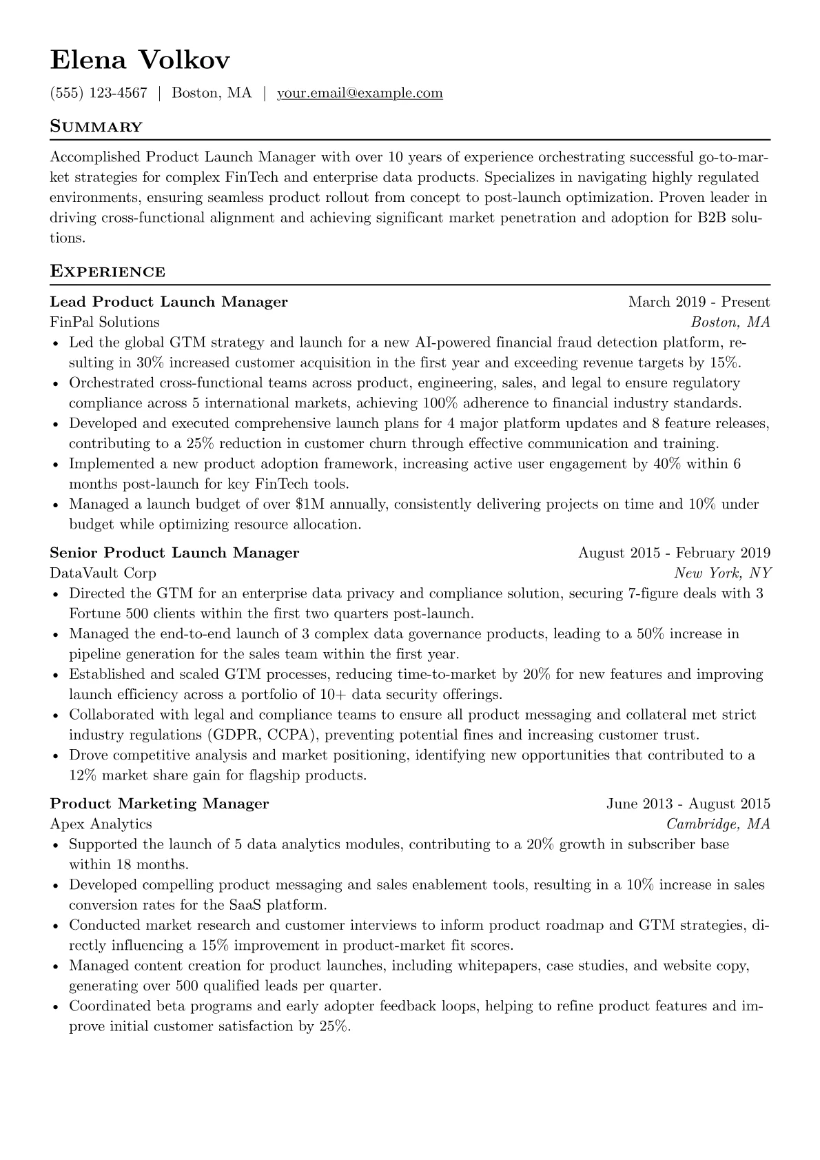 FinTech & Data Product version - Page 1