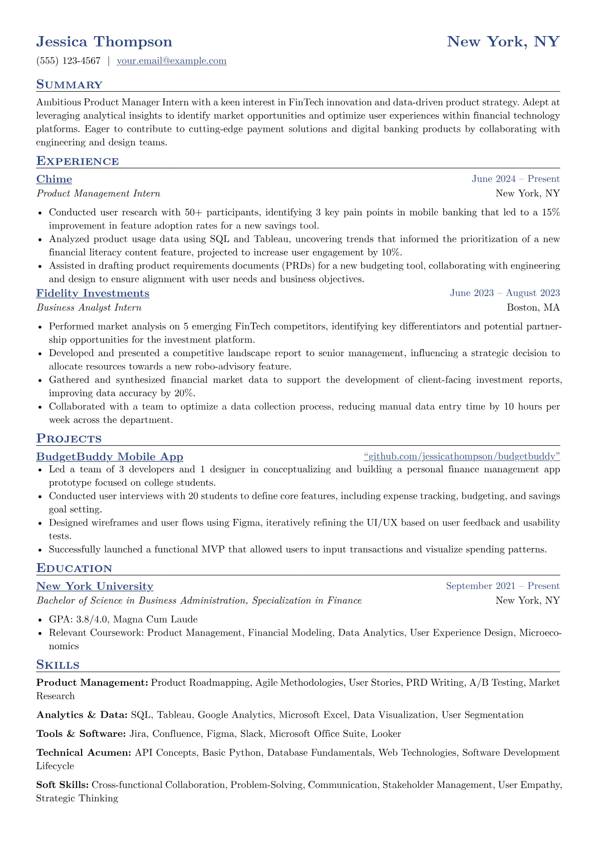 FinTech Product version - Page 1