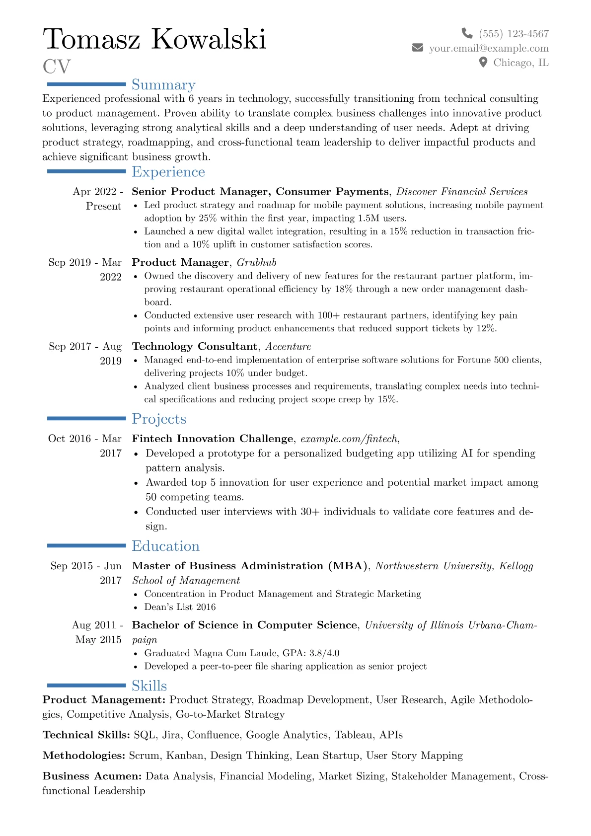 Career changer version - Page 1