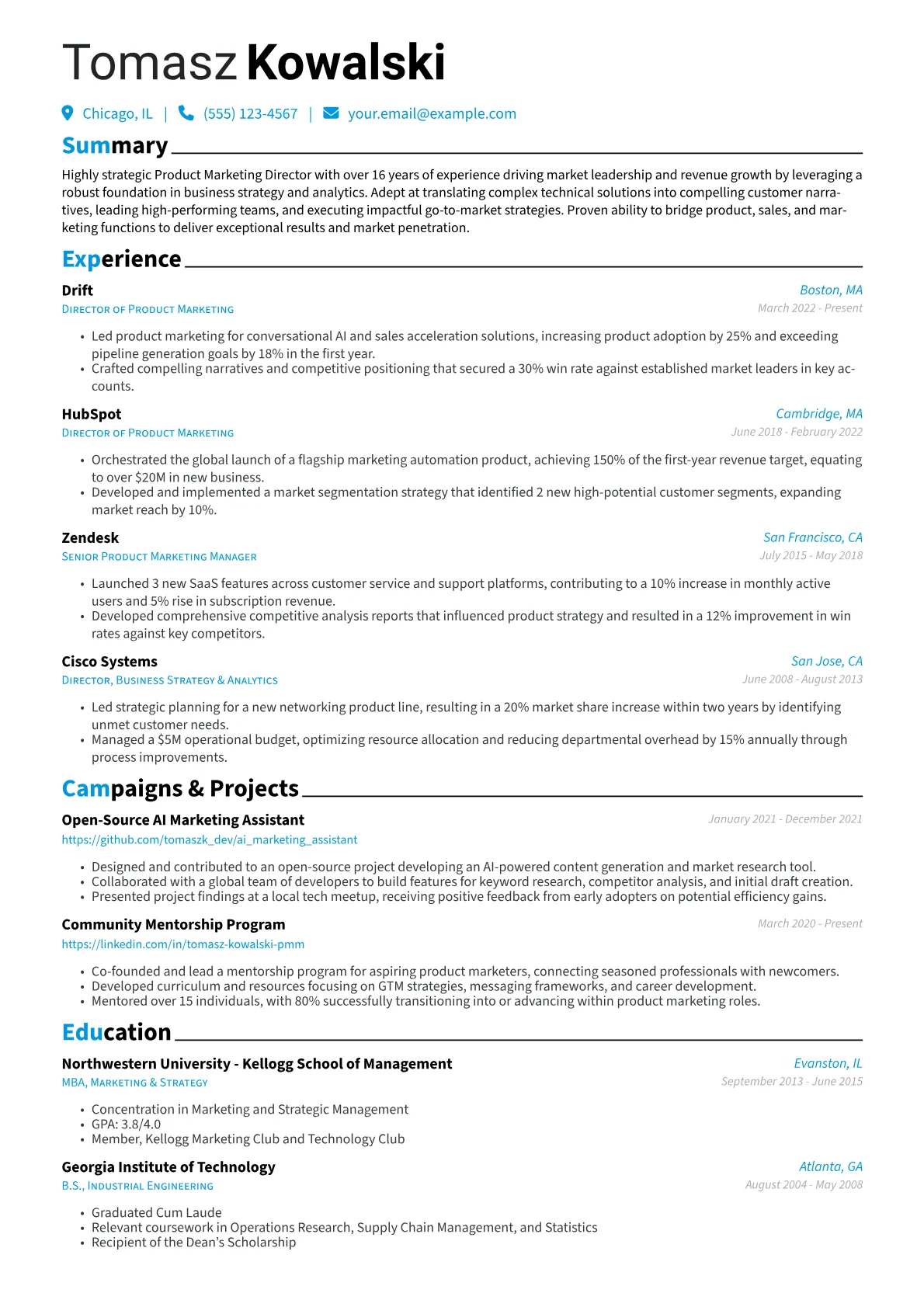 Career changer version - Page 1