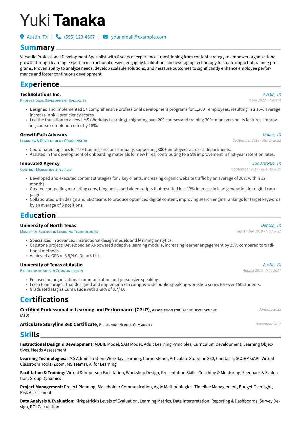 Career changer version - Page 1