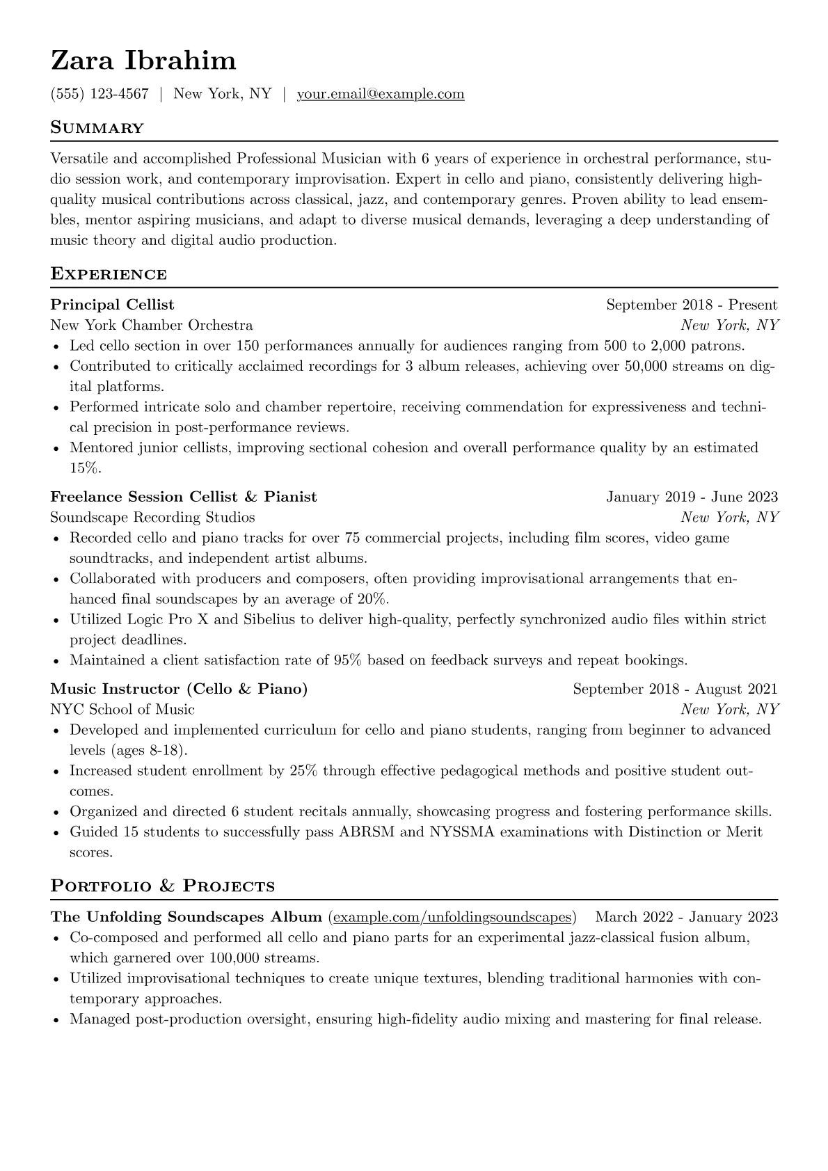 Session & Orchestral version - Page 1