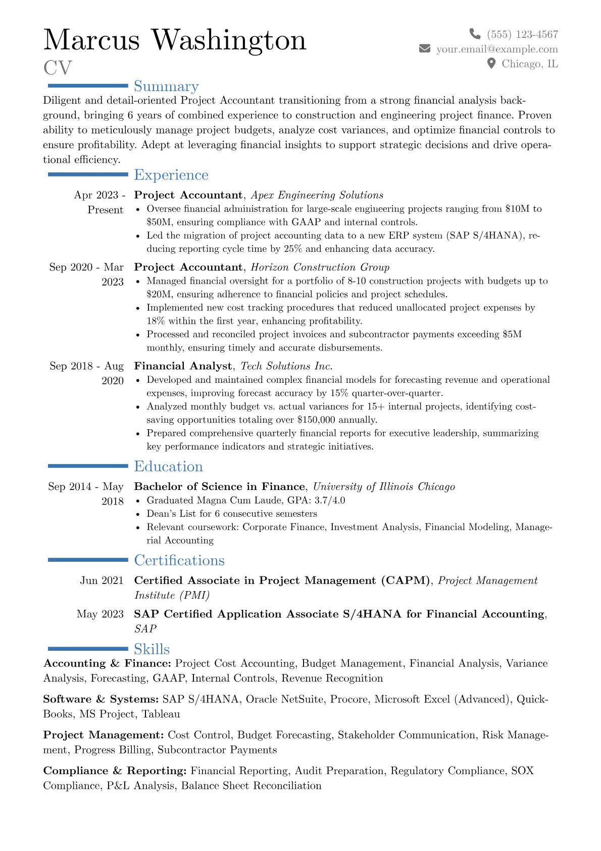 Career changer version - Page 1