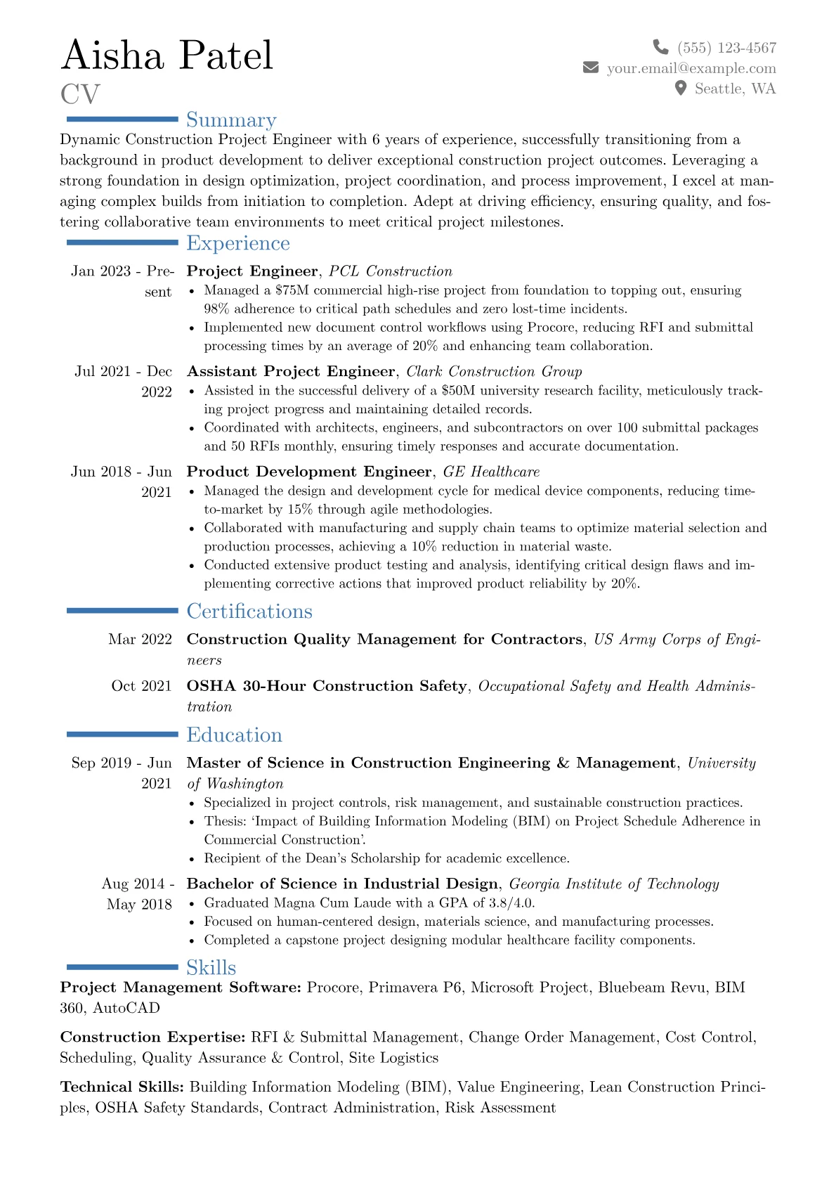 Career changer version - Page 1