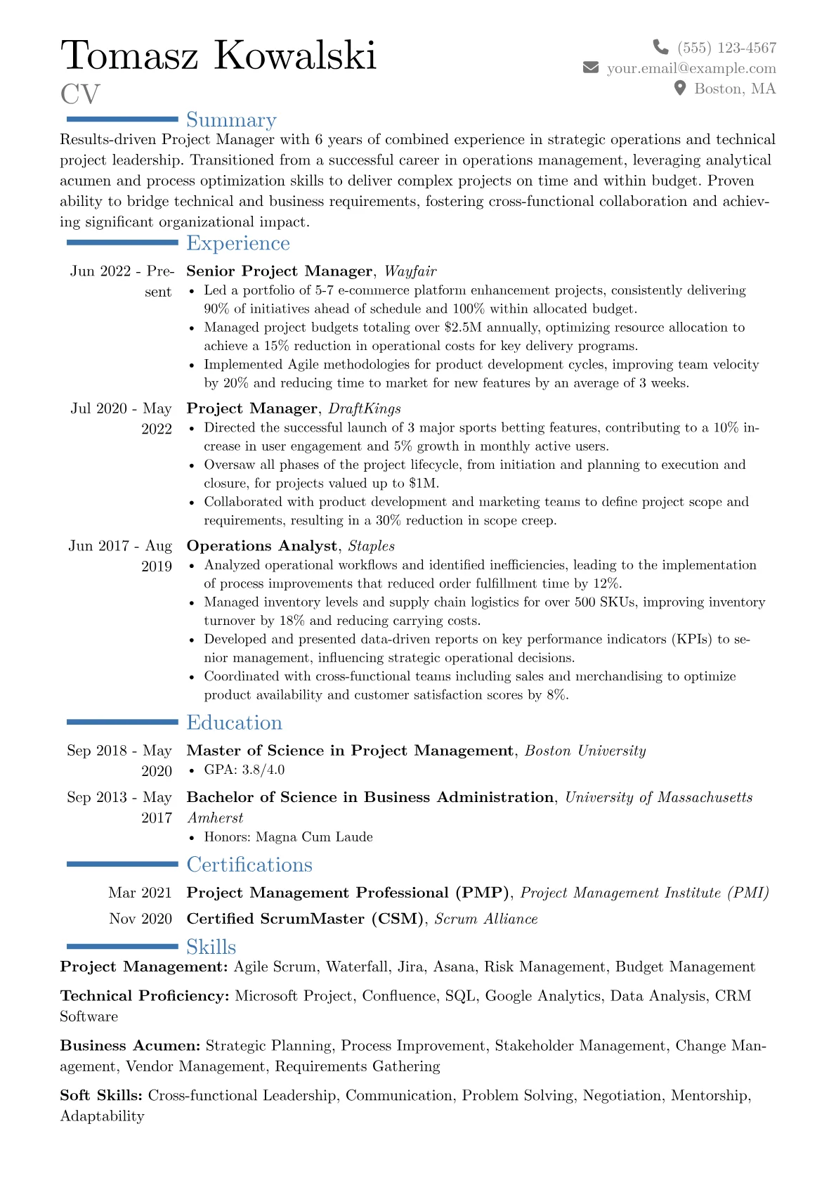 Career changer version - Page 1