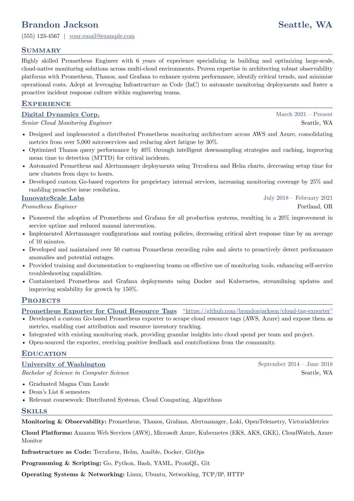 Monitoring & Observability version - Page 1