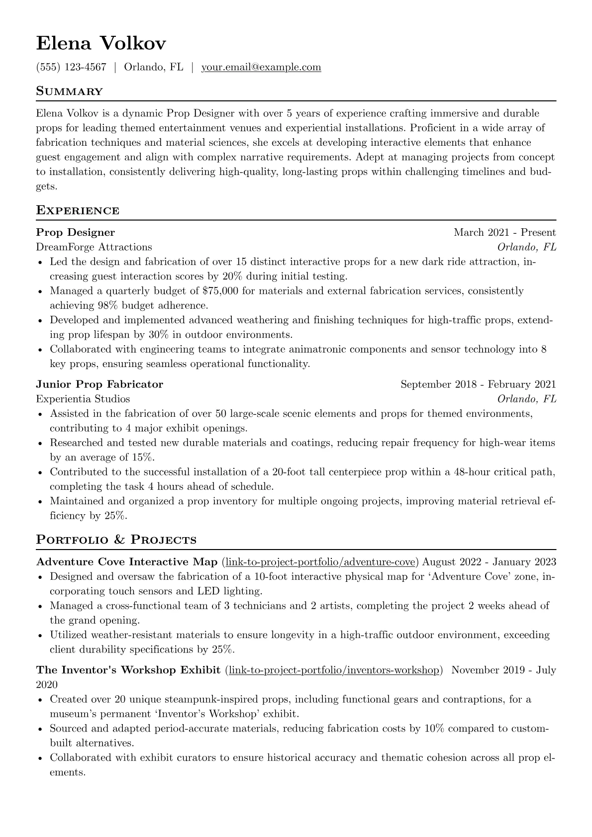 Themed Entertainment version - Page 1