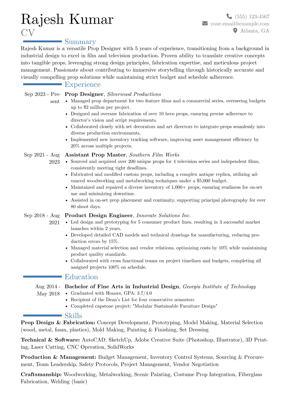 Career changer version - Page 1