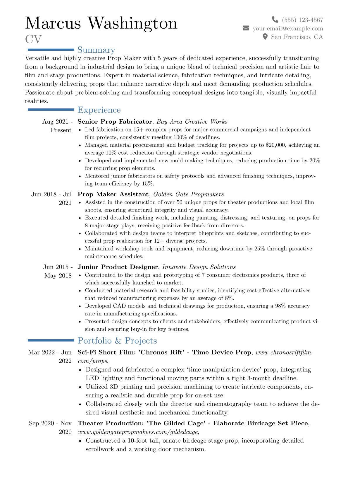 Career changer version - Page 1