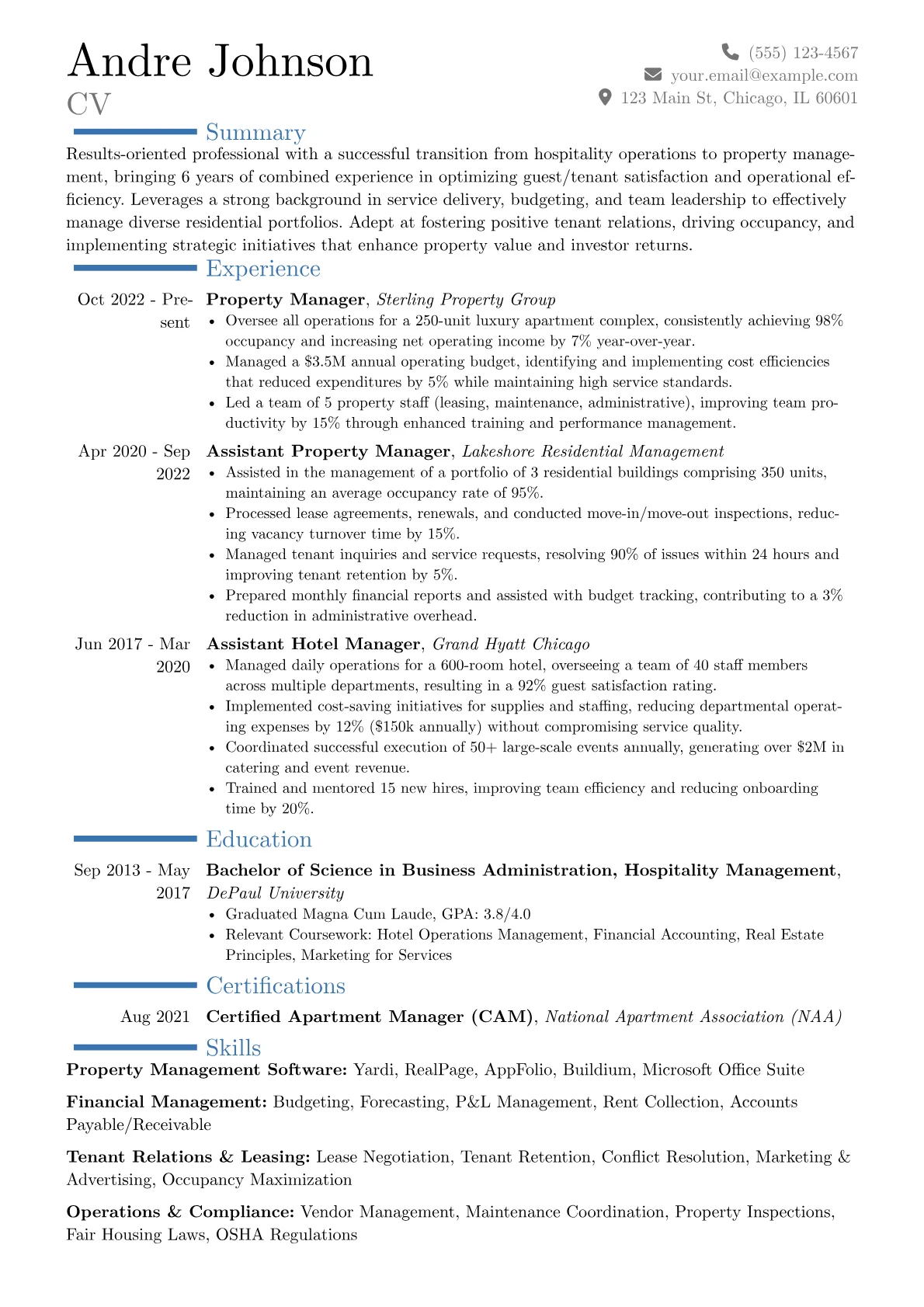 Career changer version - Page 1